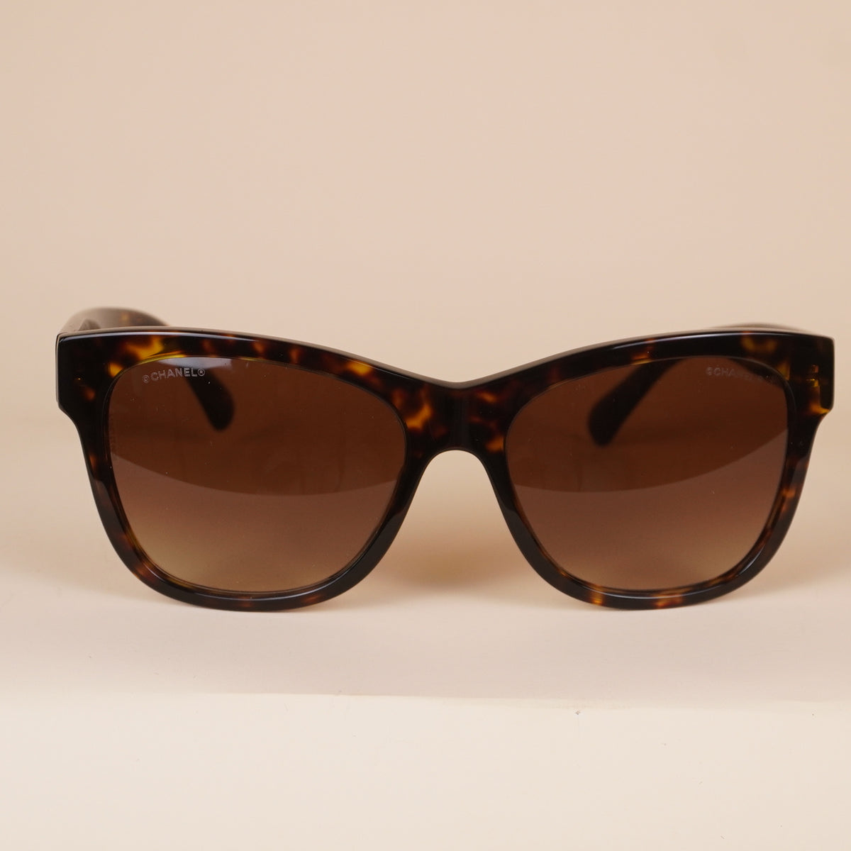PRE-OWNED Interlocking CC Logo Square Sunglasses
