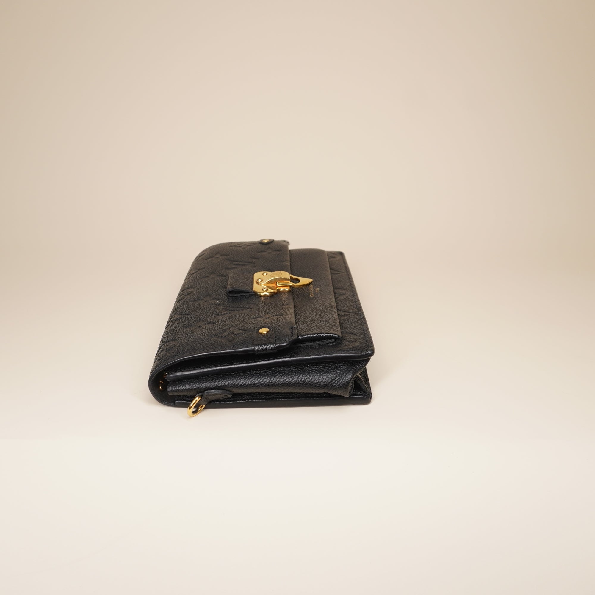 PRE-OWNED LV Empreinte Vavin Chain Wallet Black