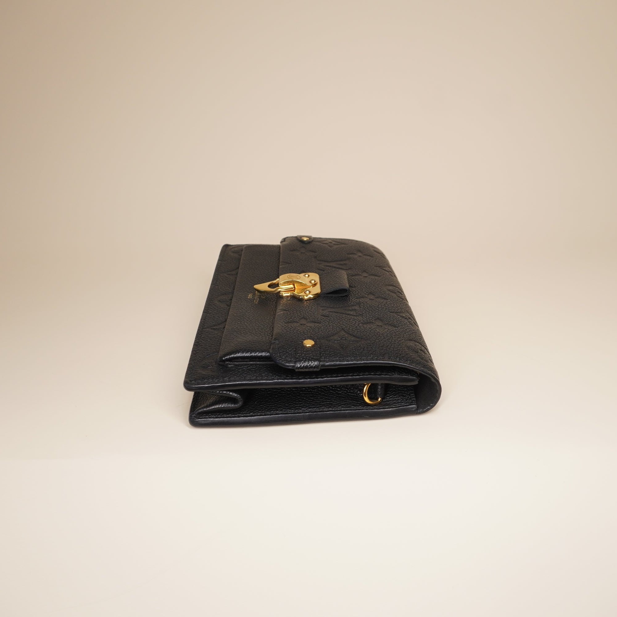 PRE-OWNED LV Empreinte Vavin Chain Wallet Black