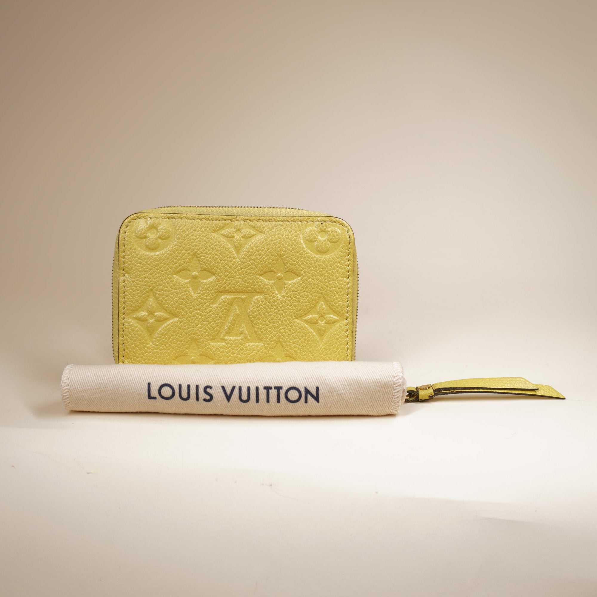 PRE-OWNED LV Empreinte Zippy Coin Purse Citrine