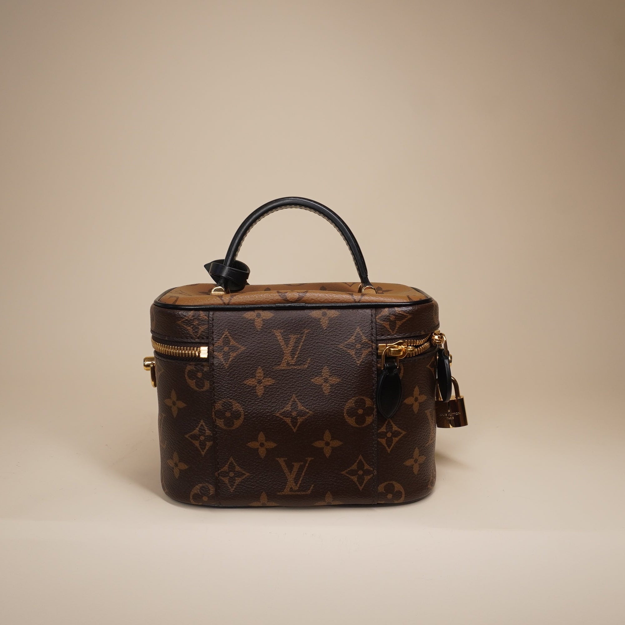 PRE-OWNED LV Vanity Monogram Coated Canvas Shoulder Bag