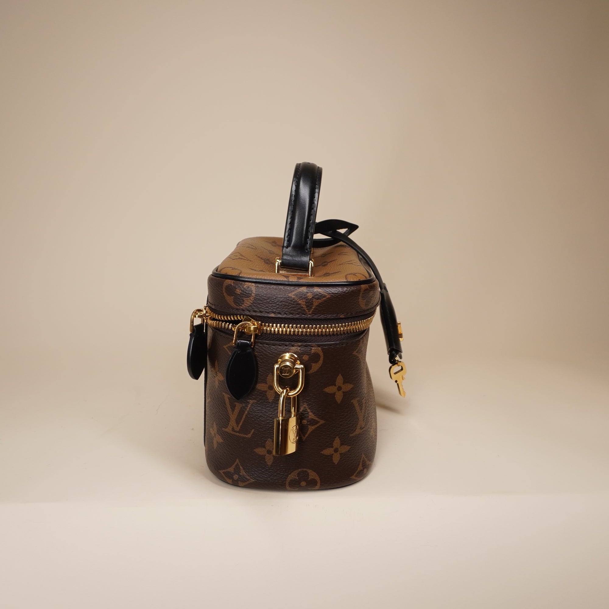 PRE-OWNED LV Vanity Monogram Coated Canvas Shoulder Bag