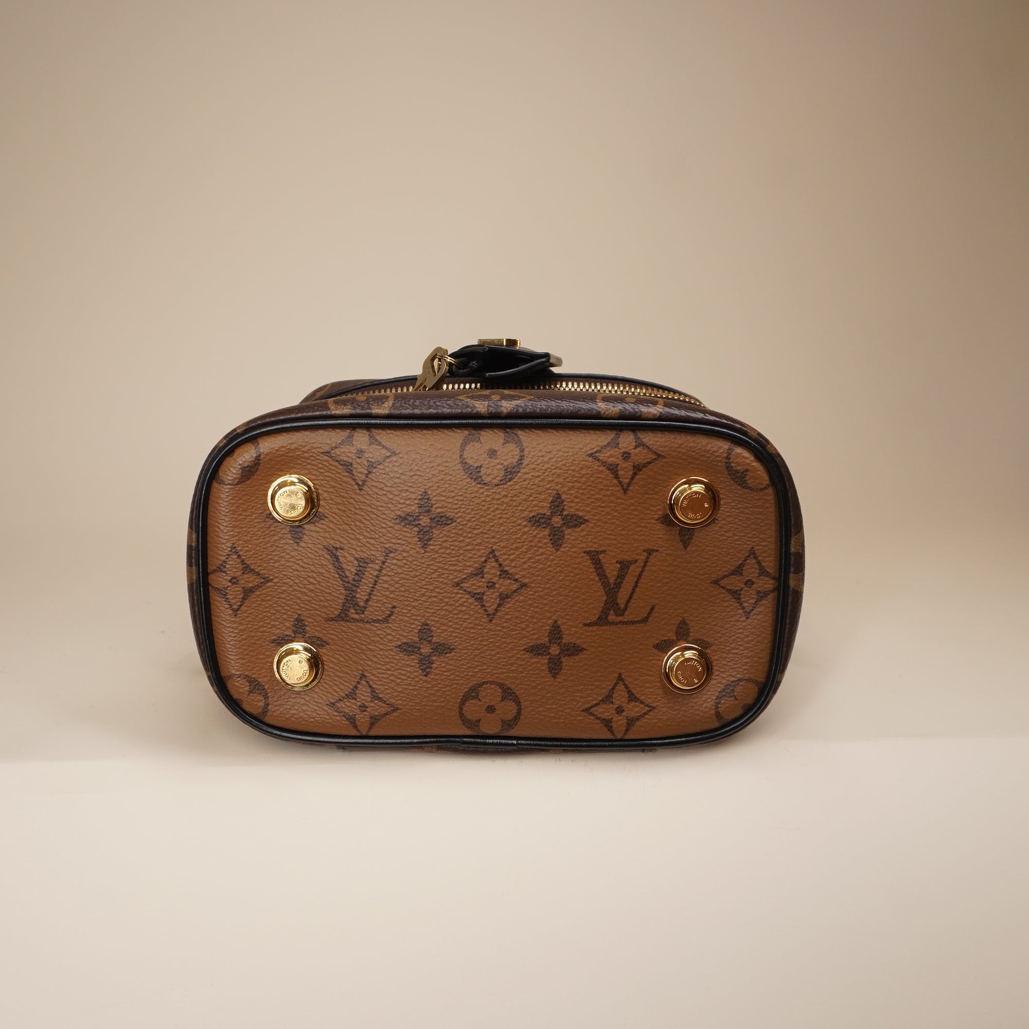 PRE-OWNED LV Vanity Monogram Coated Canvas Shoulder Bag