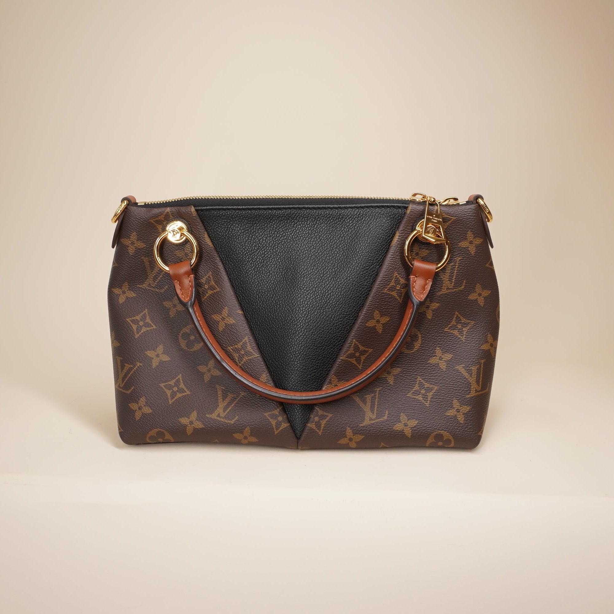 LV Monogram Canvas BB V Tote Shoulder Bag