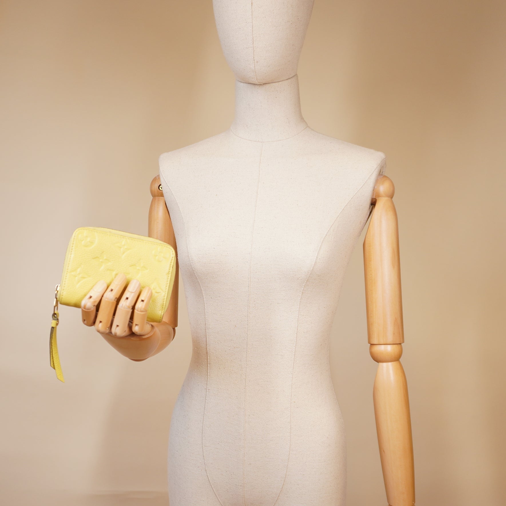 PRE-OWNED LV Empreinte Zippy Coin Purse Citrine