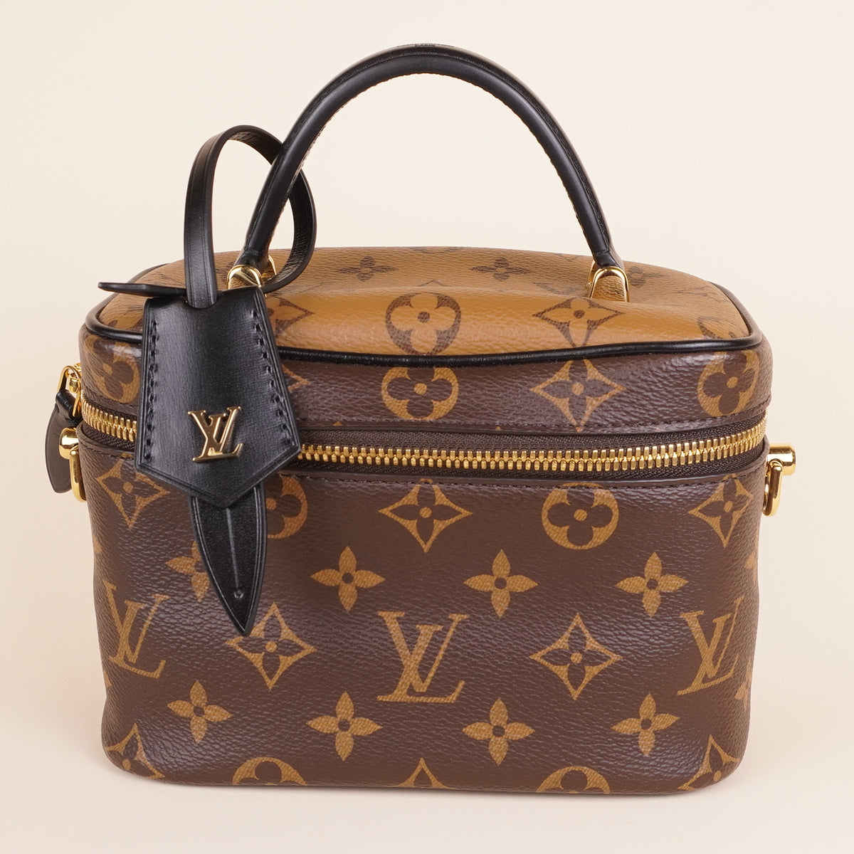 PRE-OWNED LV Monogram Reverse Canvas Vanity PM Bag