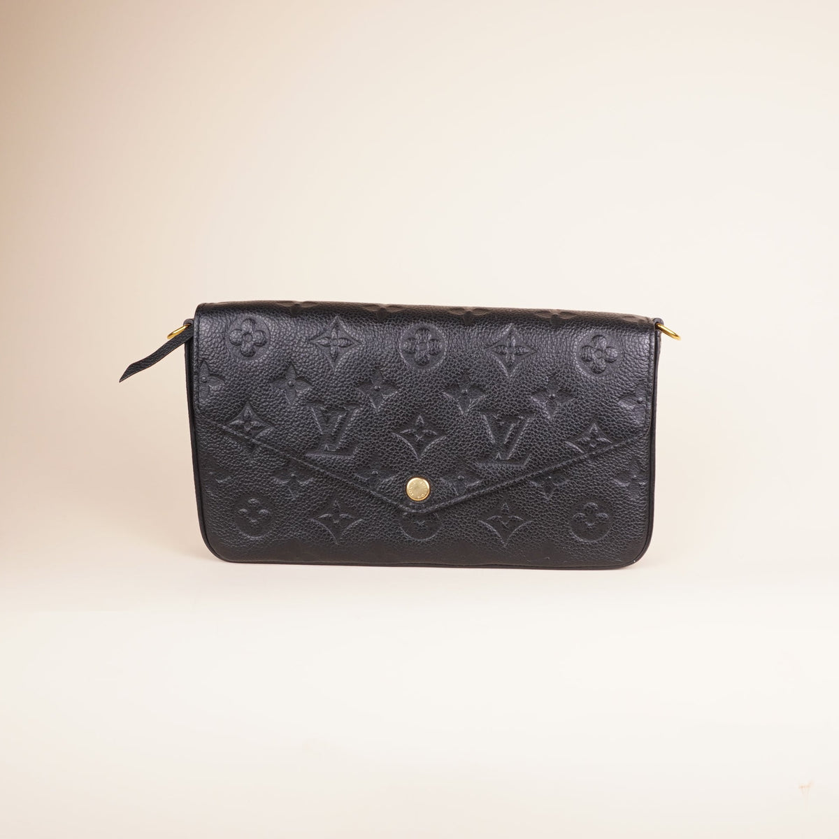 PRE-OWNED LV Monogram Empreinte Leather Felicie Pochette
