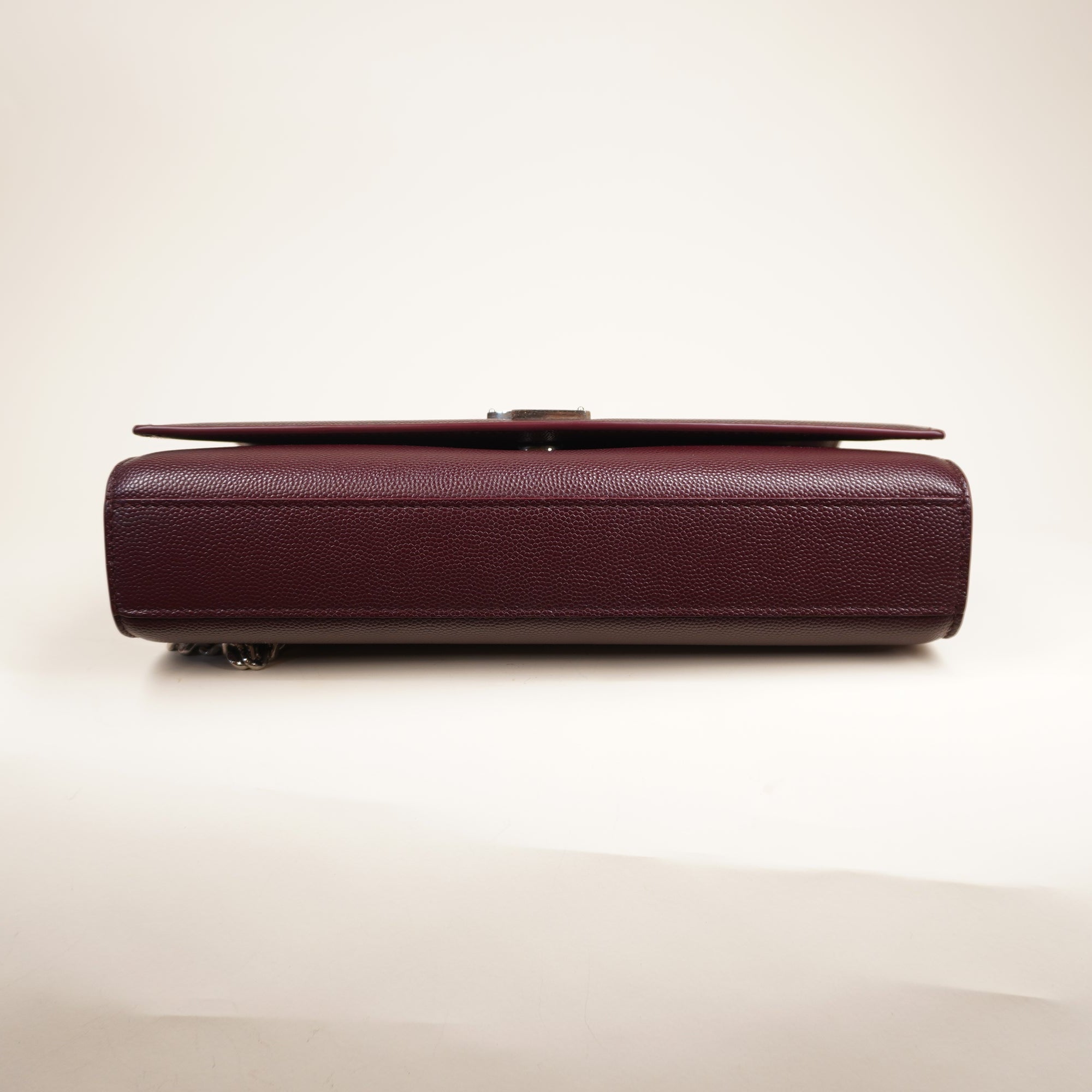 PRE-OWNED Grain De Poudre Medium Classic Monogram Kate Satchel Amaranto