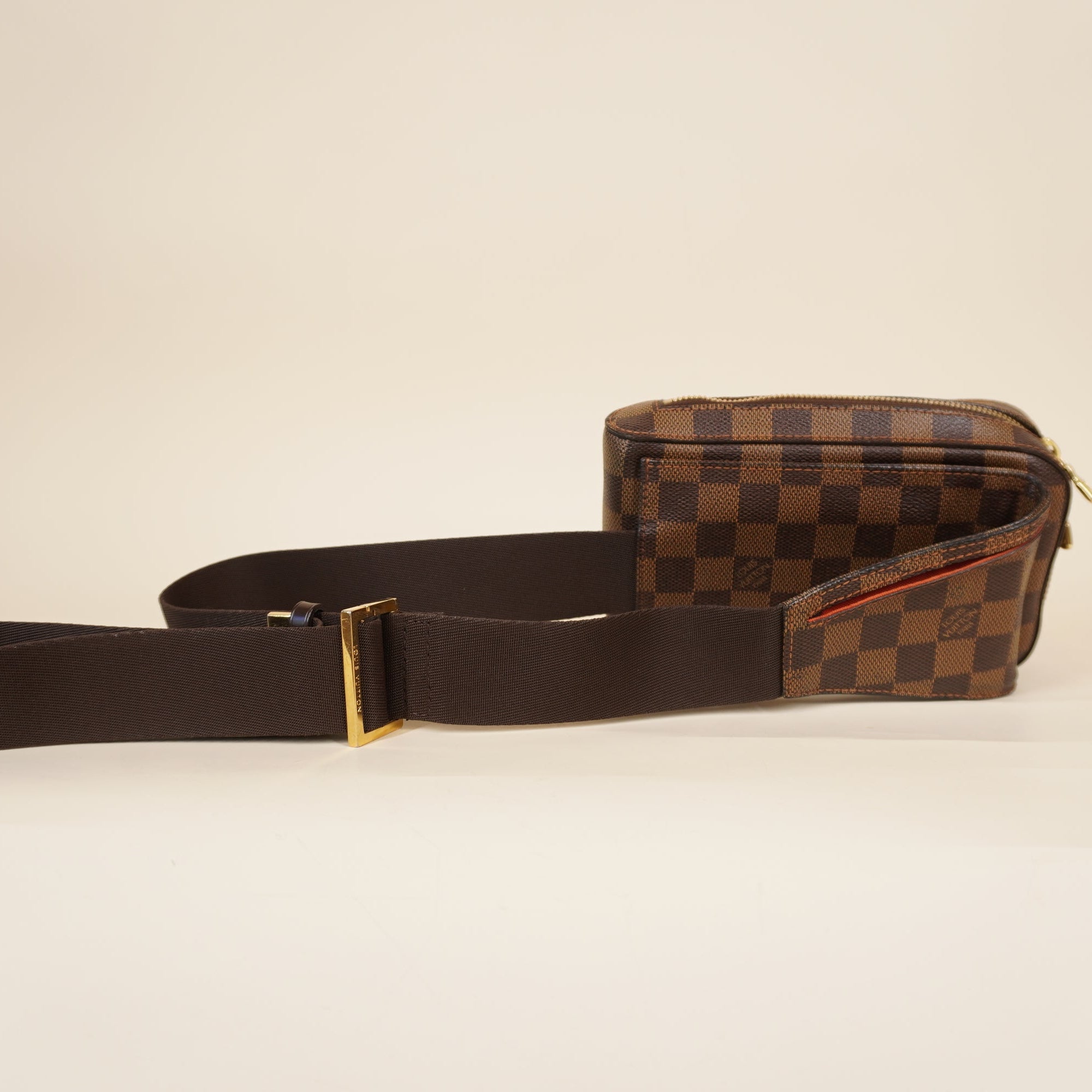 PRE-OWNED LV Damier Ebene Geronimos Crossbody Bag