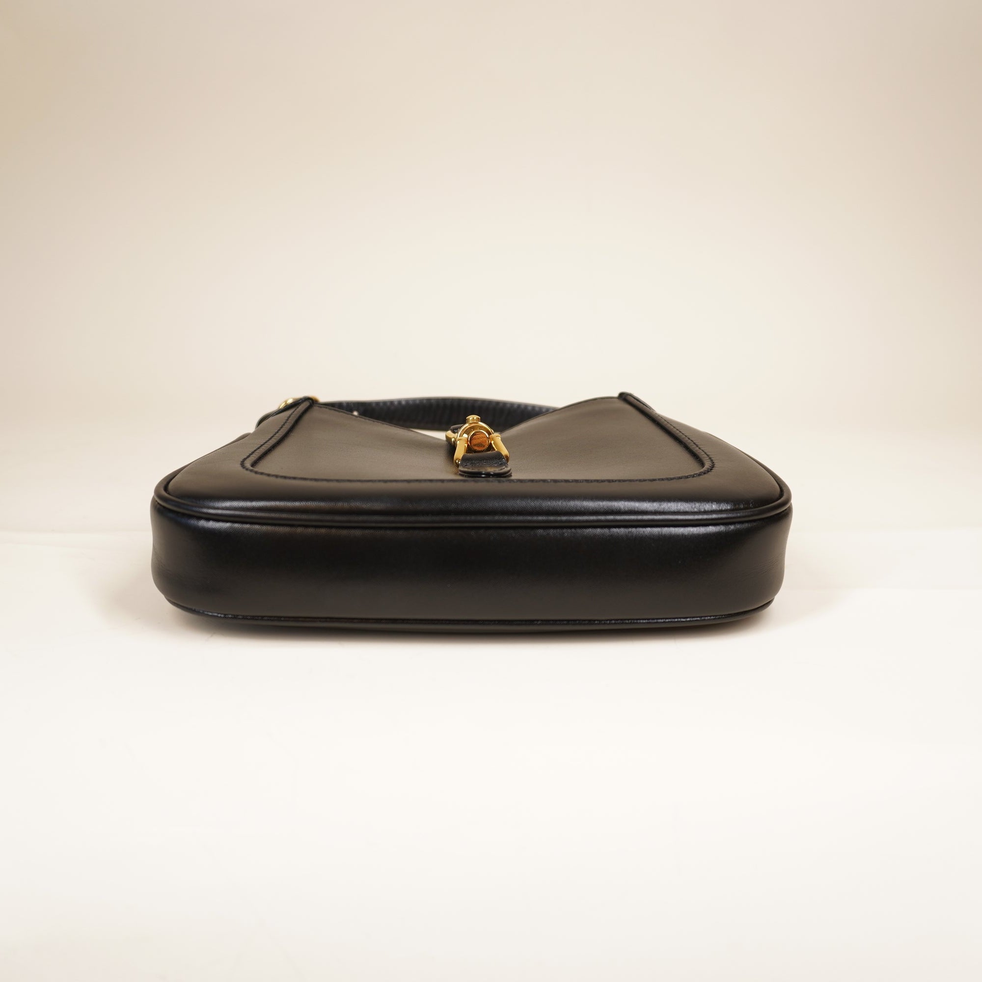 PRE-OWNED Boarded Dyana Lux Calfskin Mini Jackie 1961 Hobo Black