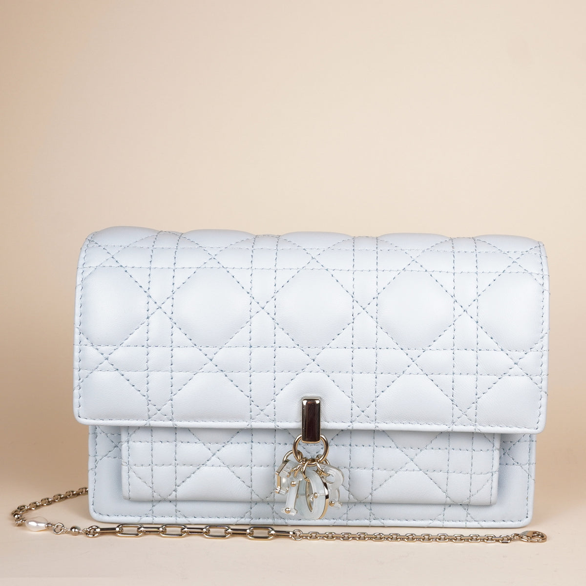 PRE-OWNED CD Cannage My Dior Daily Pouch with Chain