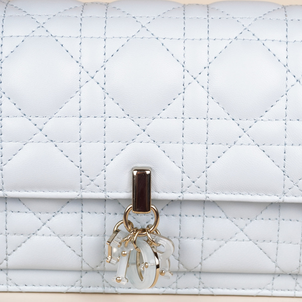 PRE-OWNED CD Cannage My Dior Daily Pouch with Chain