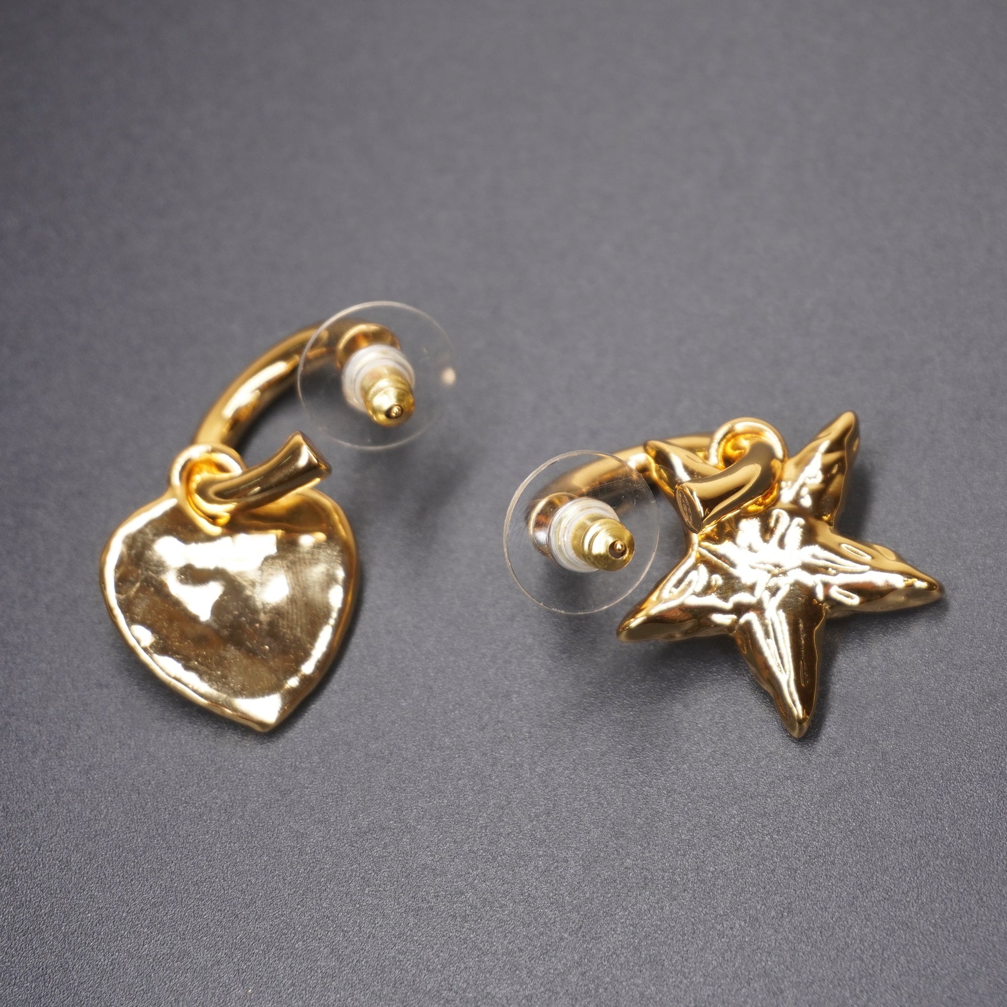 PRE-OWNED Coco Earrings Gold Hardware