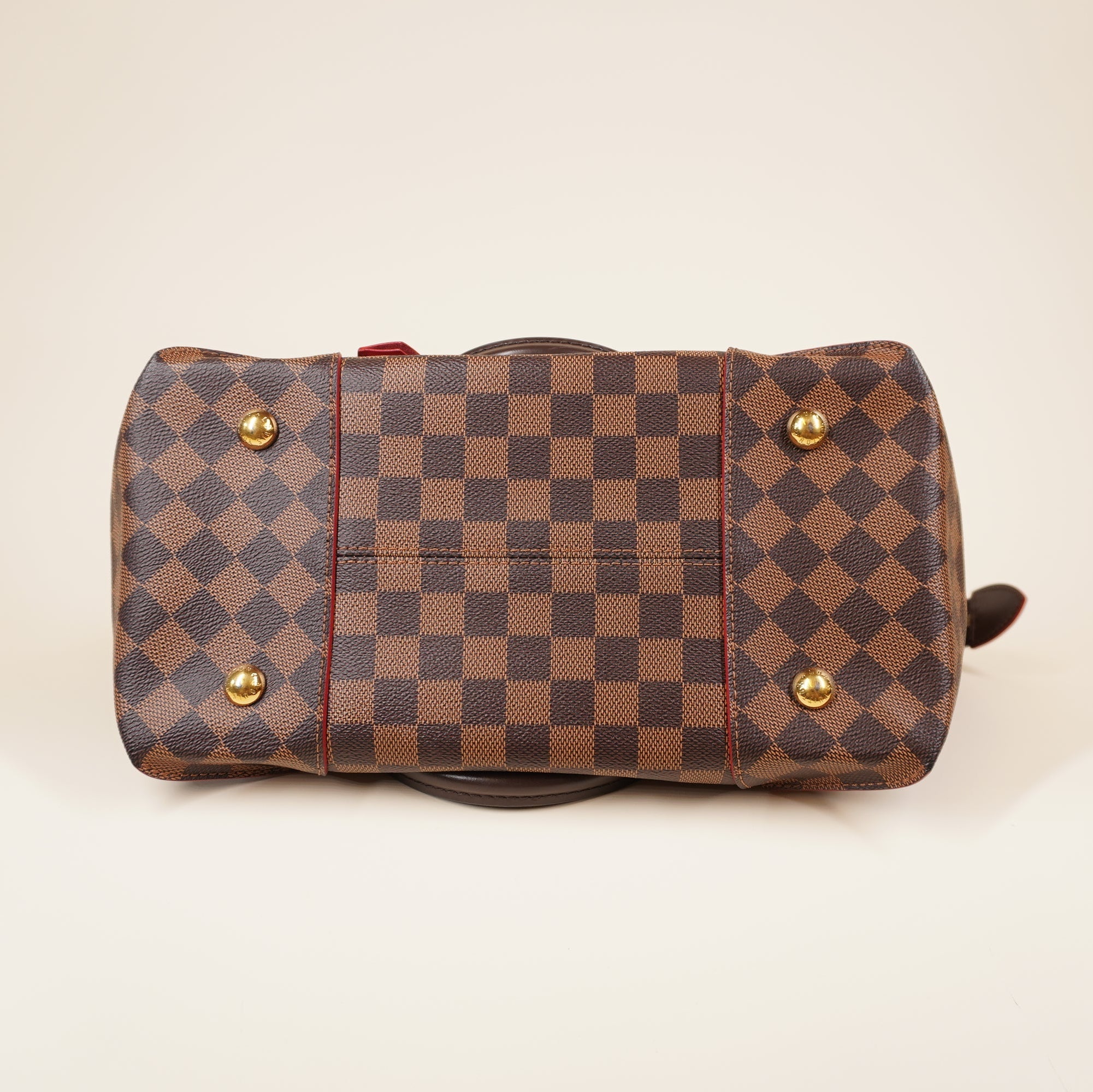 PRE-OWNED LV Damier Canvas Cerise Caissa MM Shoulder Bag