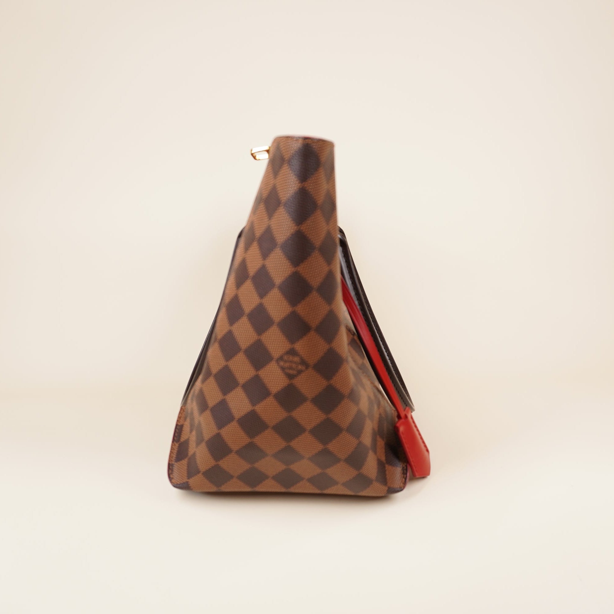 PRE-OWNED LV Damier Canvas Cerise Caissa MM Shoulder Bag