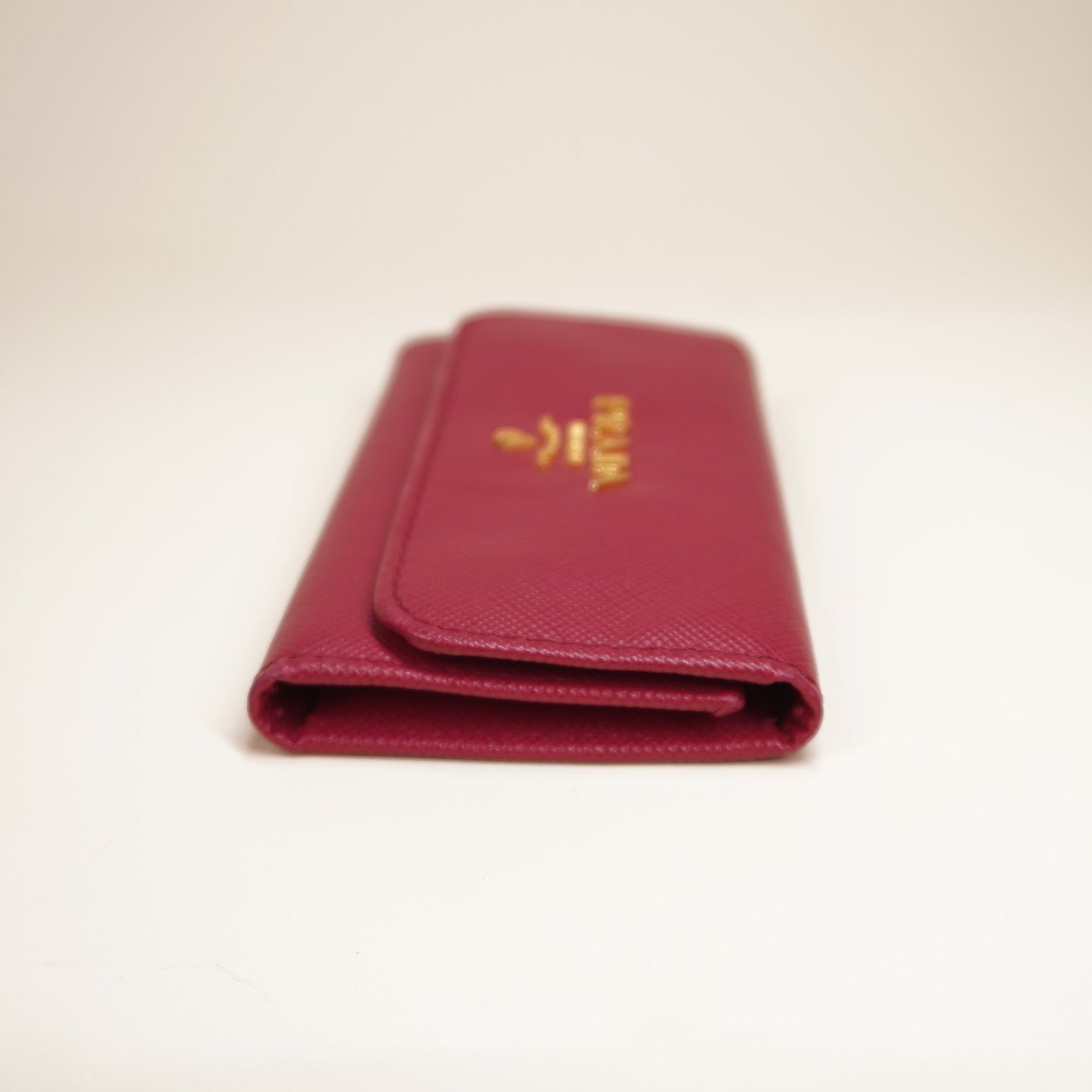 PRE-OWNED  Saffiano Metal 6 Key Holder Pink