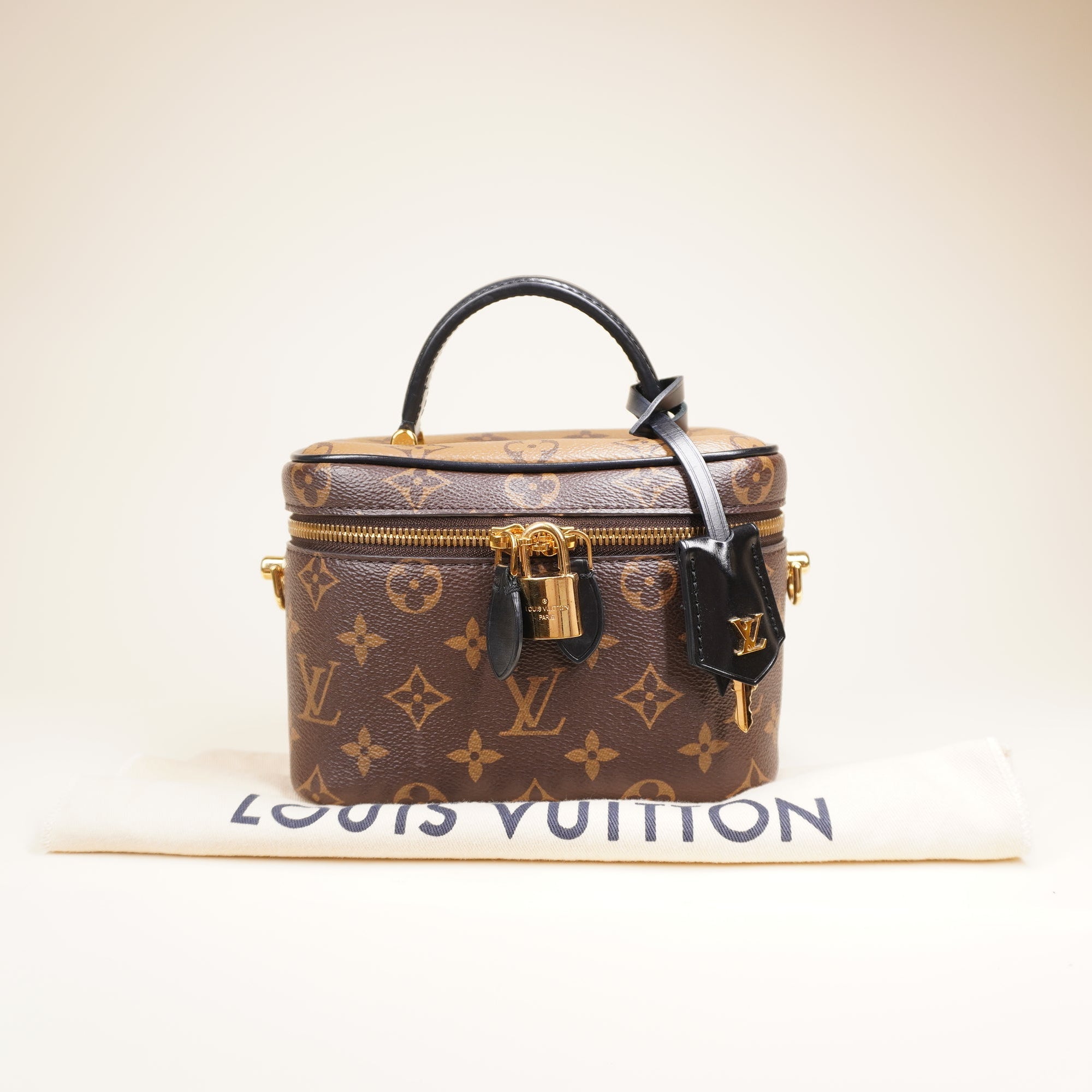PRE-OWNED LV Reverse Monogram Vanity PM Shoulder Bag