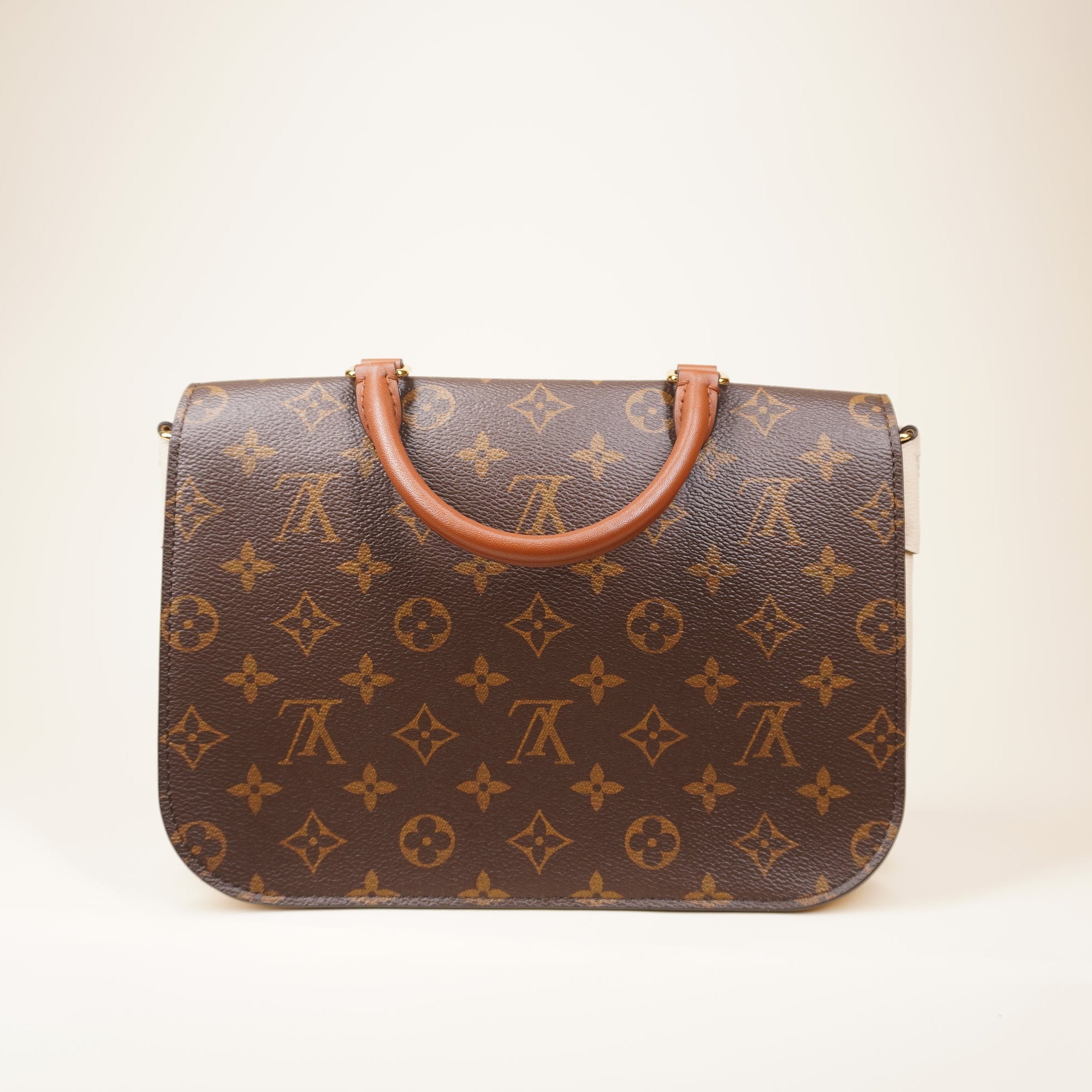 PRE-OWNED LV Monogram Vaugirard Creme Shoulder Bag