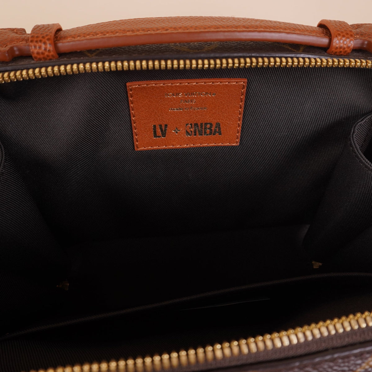 PRE-OWNED Monogram 2021 LV X NBA Handle Trunk Crossbody Bag