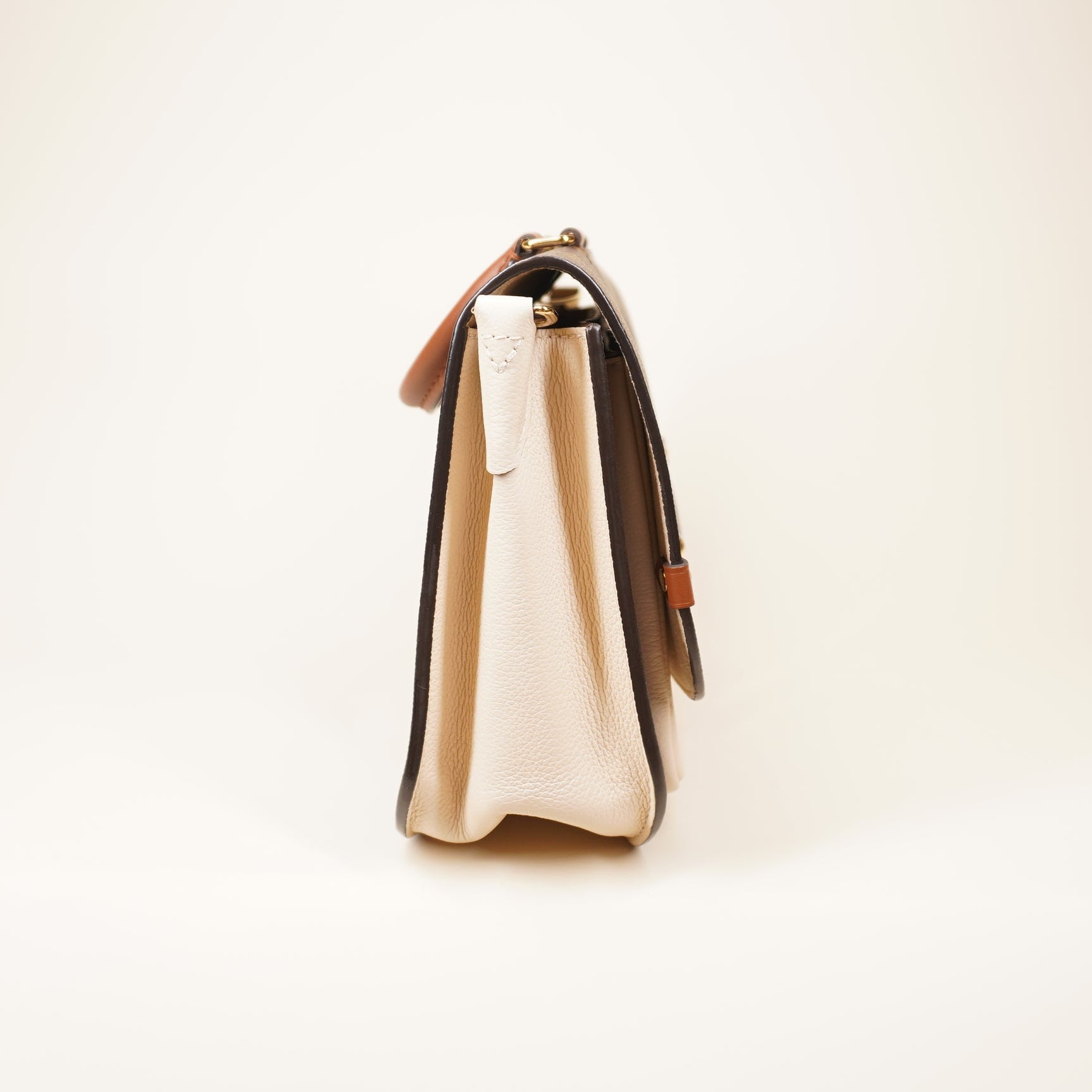 PRE-OWNED LV Monogram Vaugirard Creme Shoulder Bag