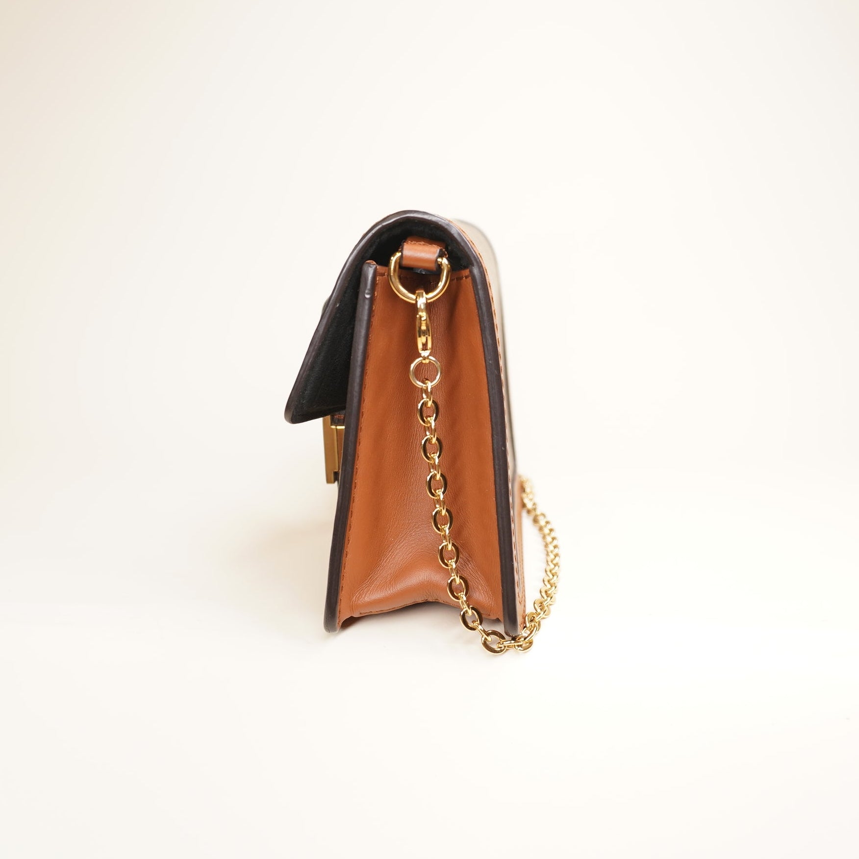 PRE-OWNED Reverse Monogram Dauphine Mini East West Shoulder Bag