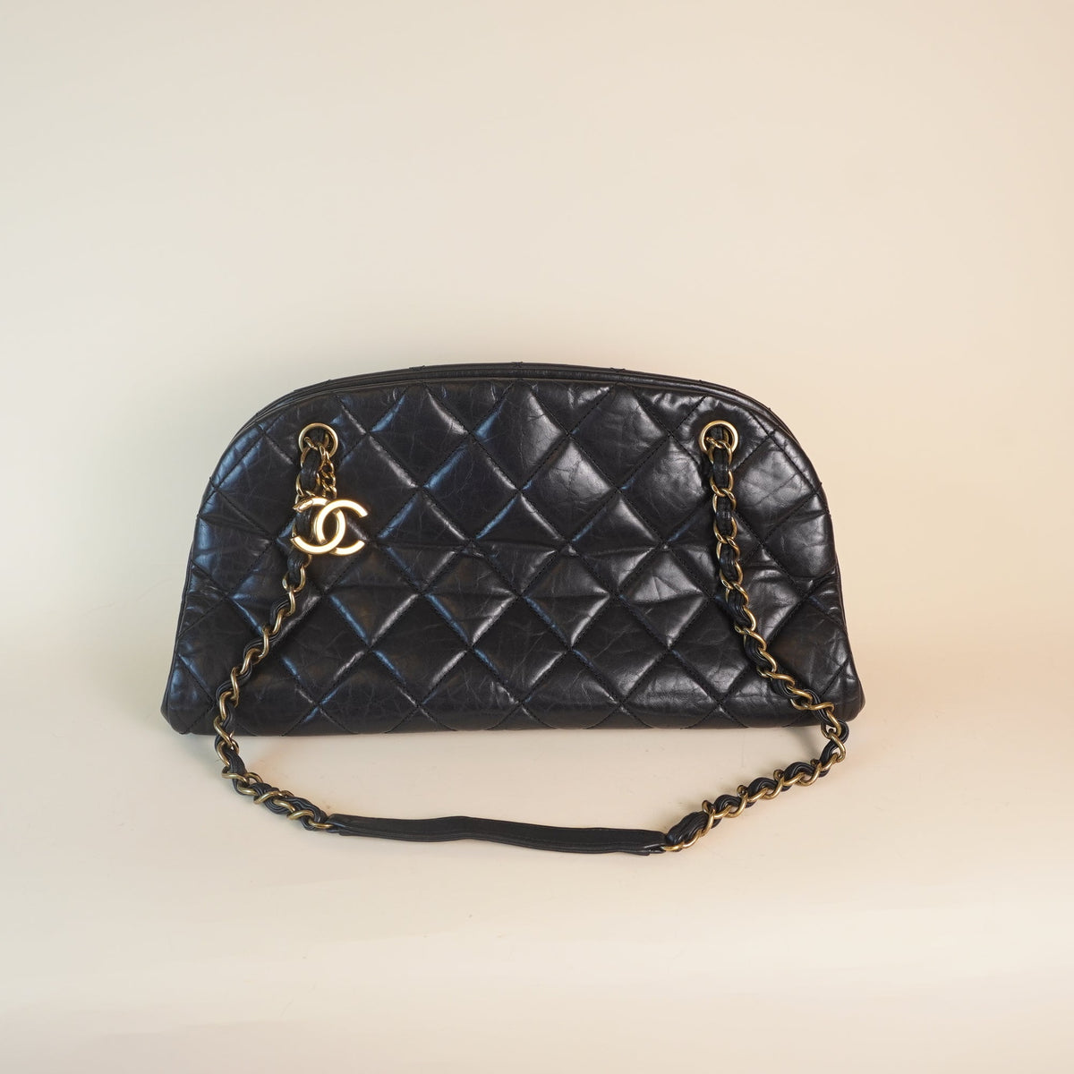 PRE-OWNED CC Medium Just Mademoiselle Bowling Shoulder Bag