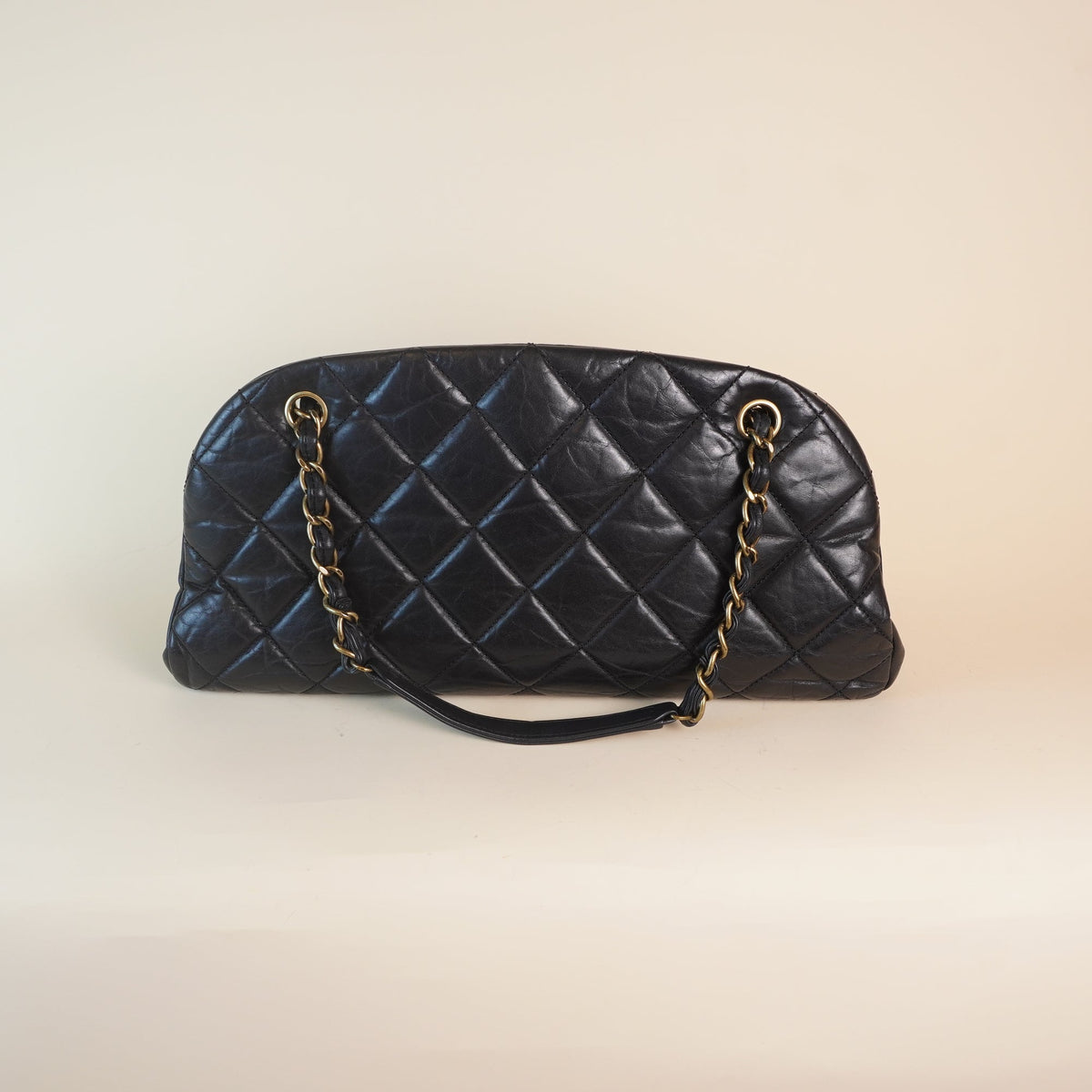 PRE-OWNED CC Medium Just Mademoiselle Bowling Shoulder Bag