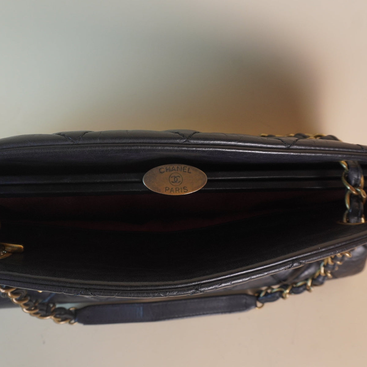 PRE-OWNED CC Medium Just Mademoiselle Bowling Shoulder Bag