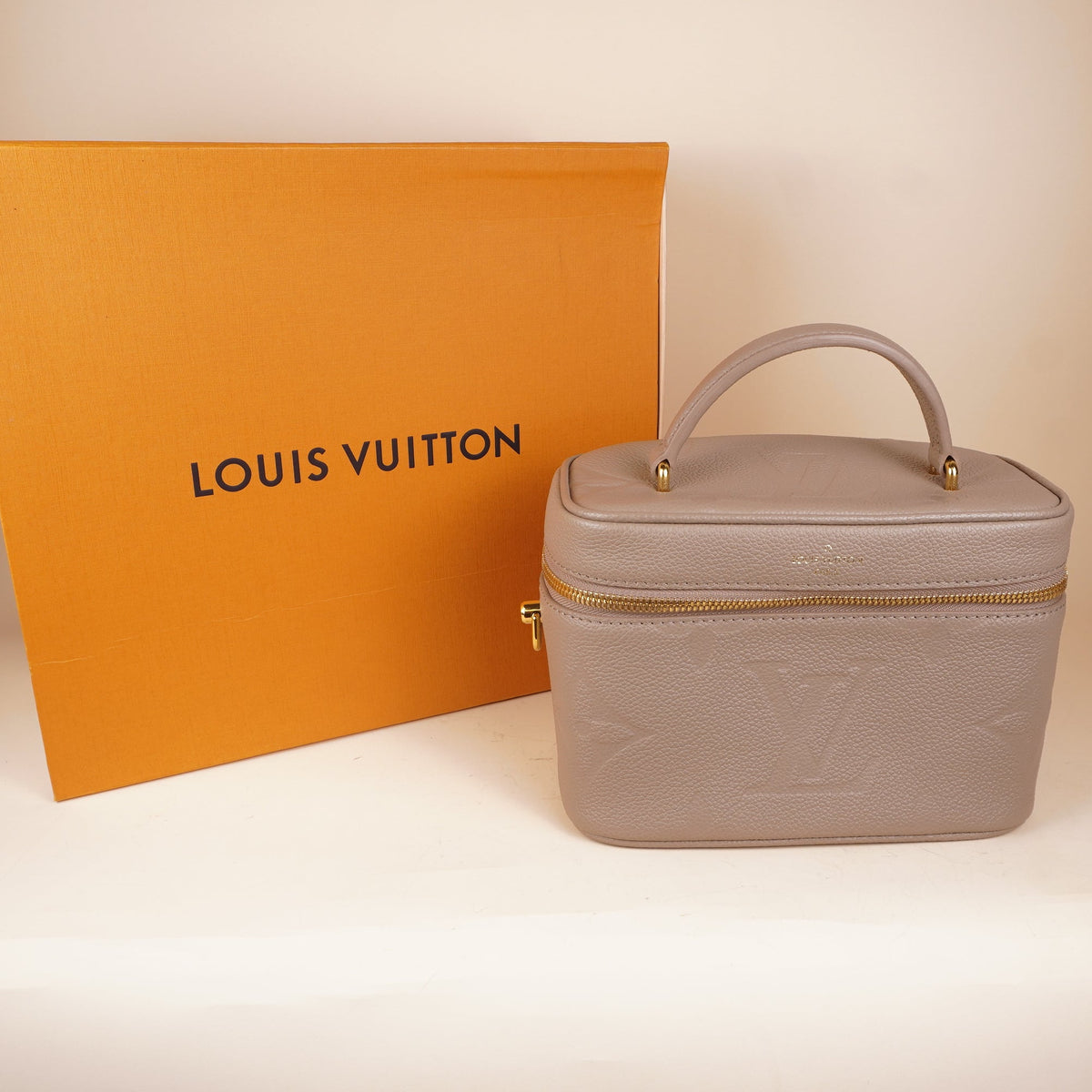 PRE-OWNED LV Empreinte Monogram Giant Vanity PM Tourterelle