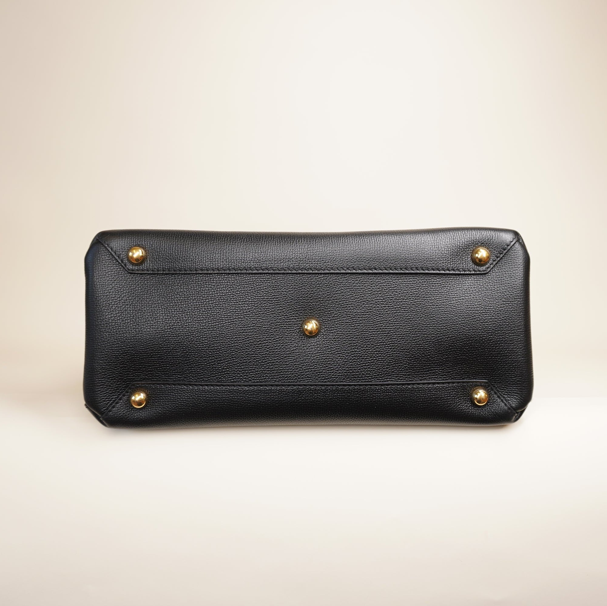 PRE-OWNED Derby Calfskin House Check Medium Banner Tote