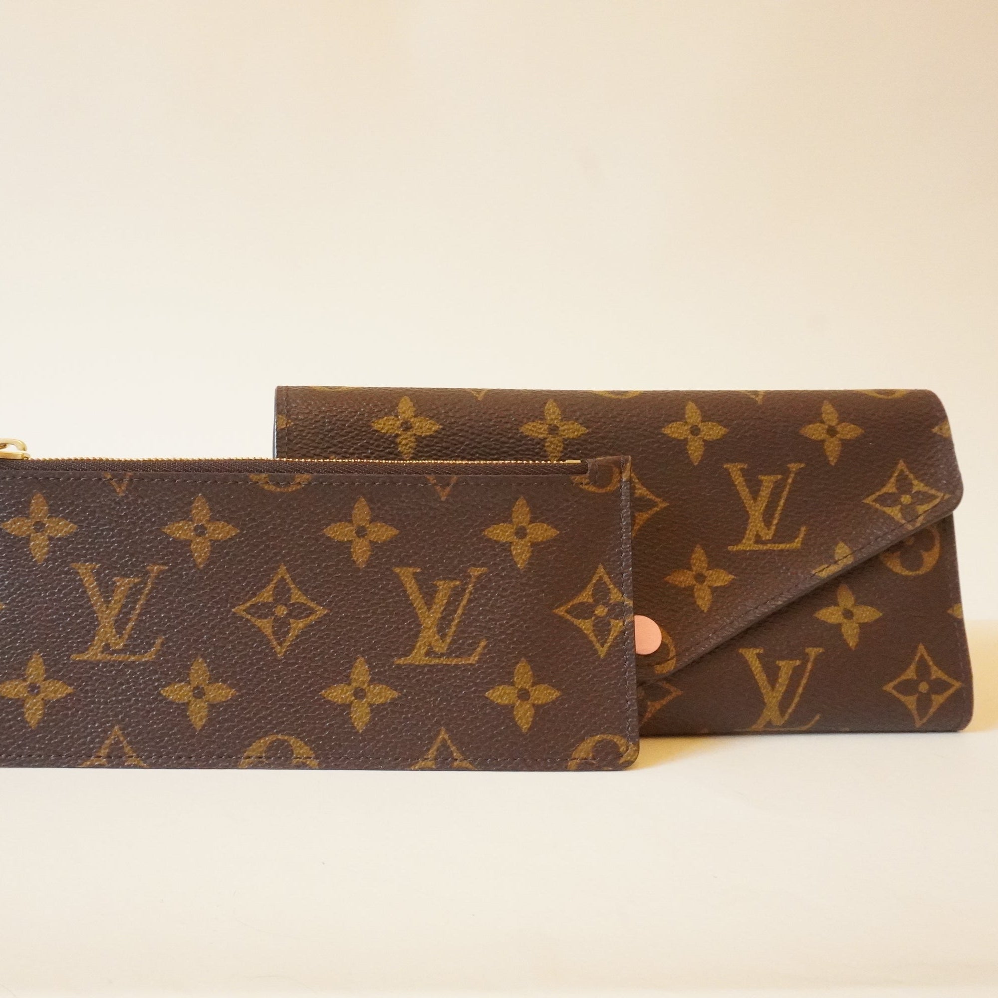 PRE-OWNED Monogram Josephine Wallet Rose Nacre