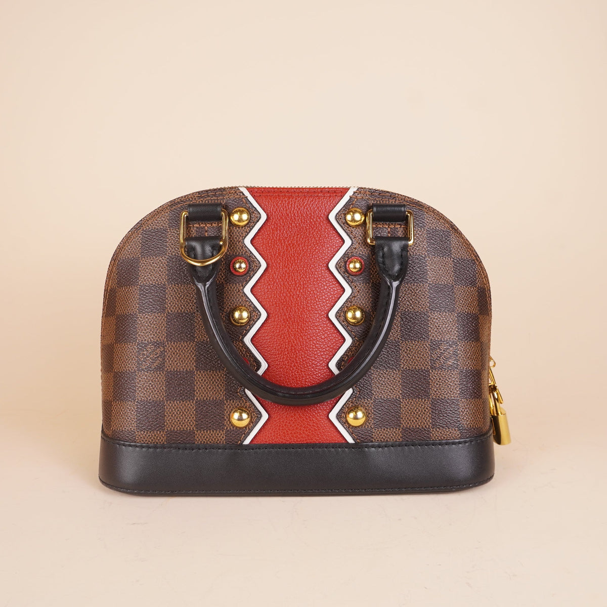PRE-OWNED LV Damier Ebene Canvas Karakoram Alma BB