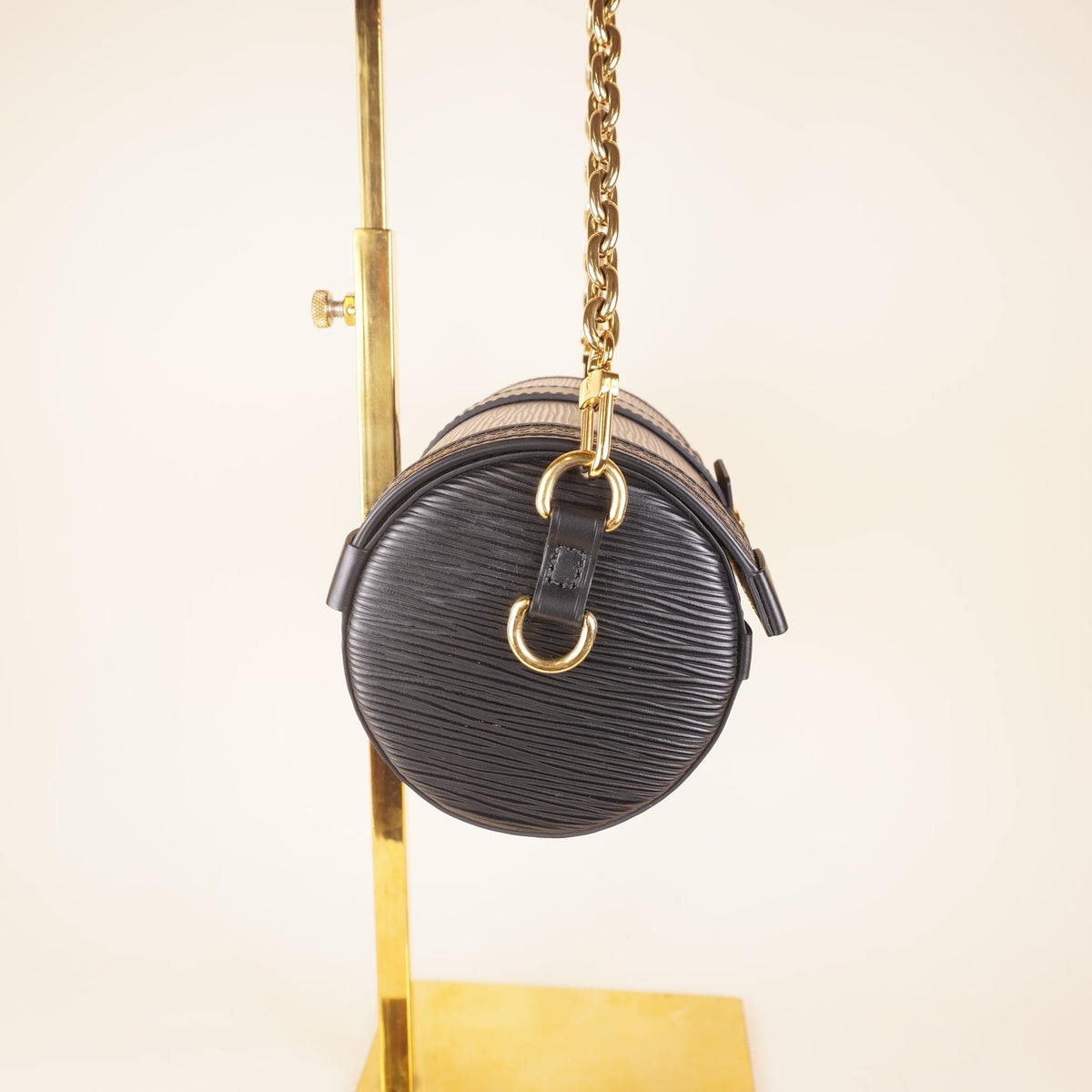 PRE-OWNED LOUIS VUITTON - Epi Papillon Trunk Black
