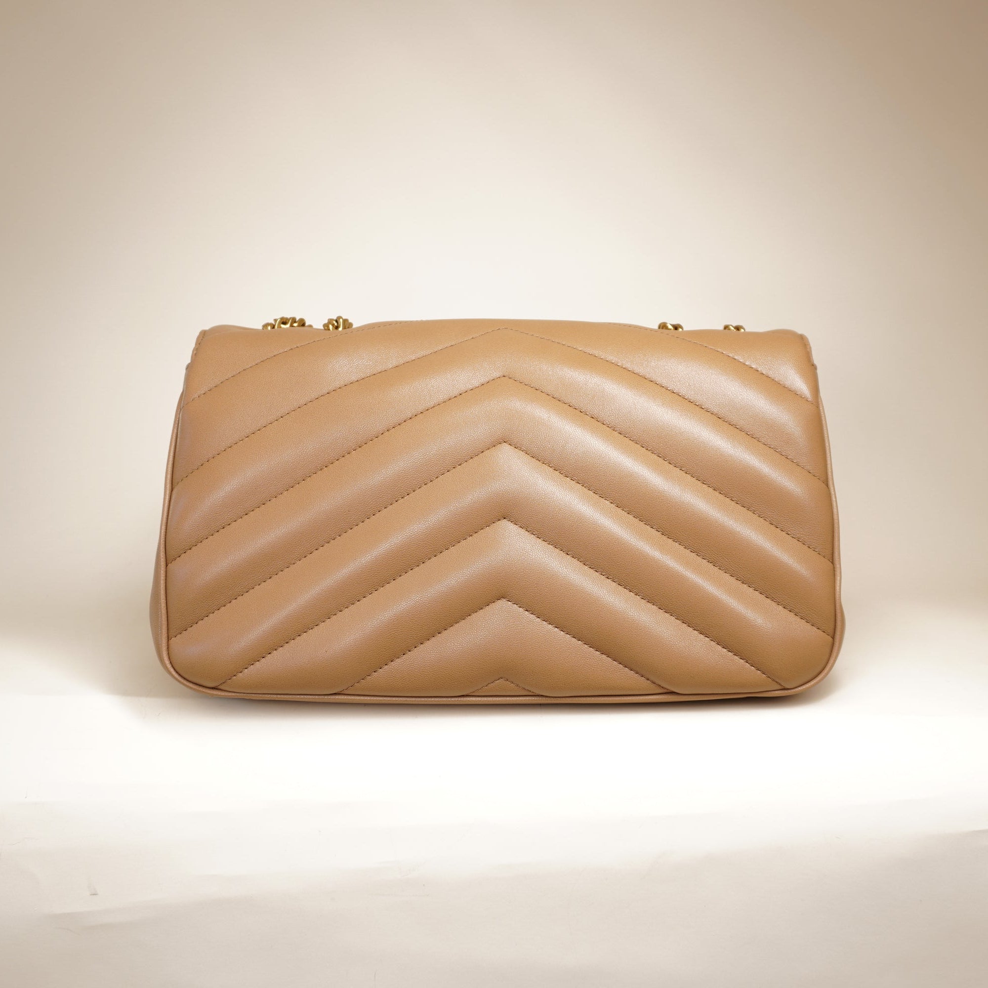 PRE-OWNED Loulou Medium in Matelasse Lambskin Shoulder Bag