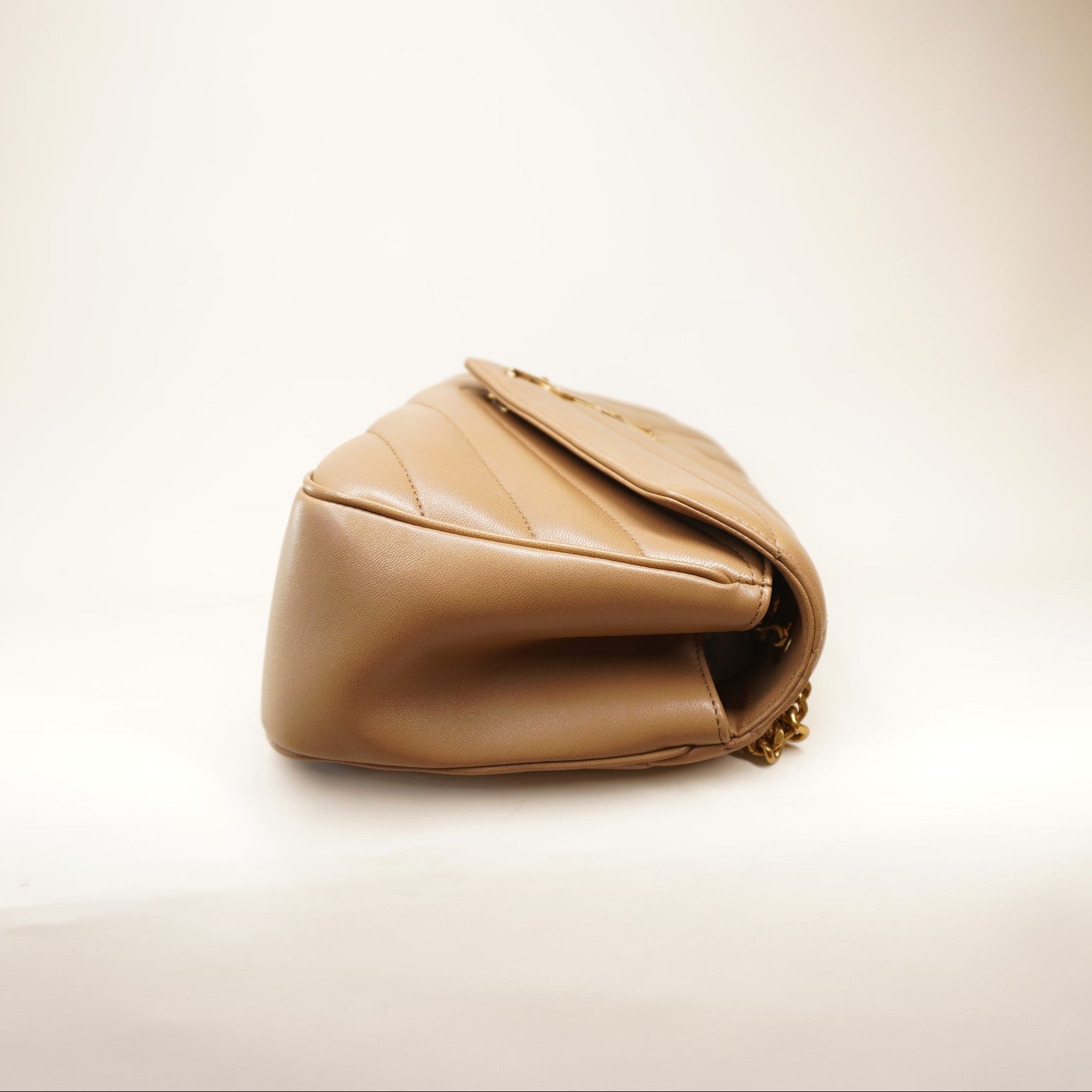 PRE-OWNED Loulou Medium in Matelasse Lambskin Shoulder Bag