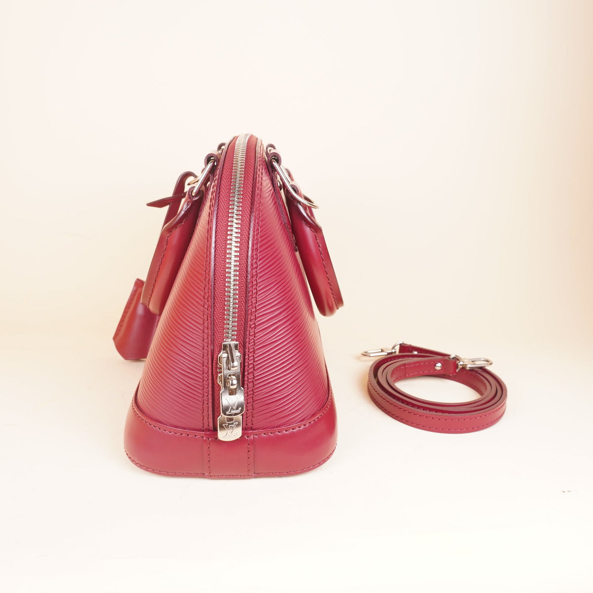 PRE-OWNED LV Alma BB Epi Leather Shoulder Bag