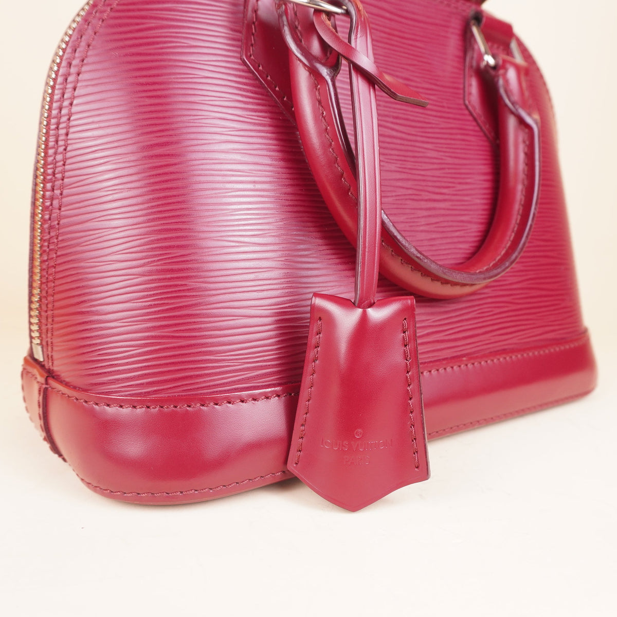 PRE-OWNED LV Alma BB Epi Leather Shoulder Bag