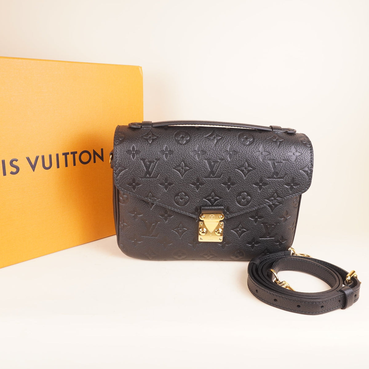 PRE-OWNED LV Monogram Empreinte Pochette Métis Crossbody Bag
