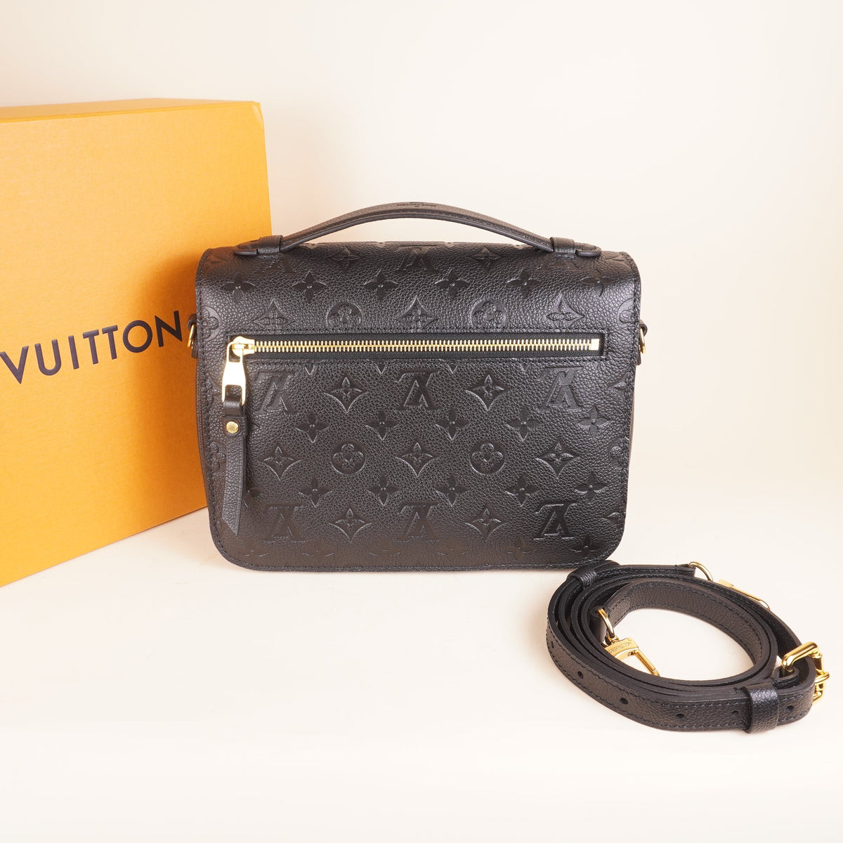 PRE-OWNED LV Monogram Empreinte Pochette Métis Crossbody Bag