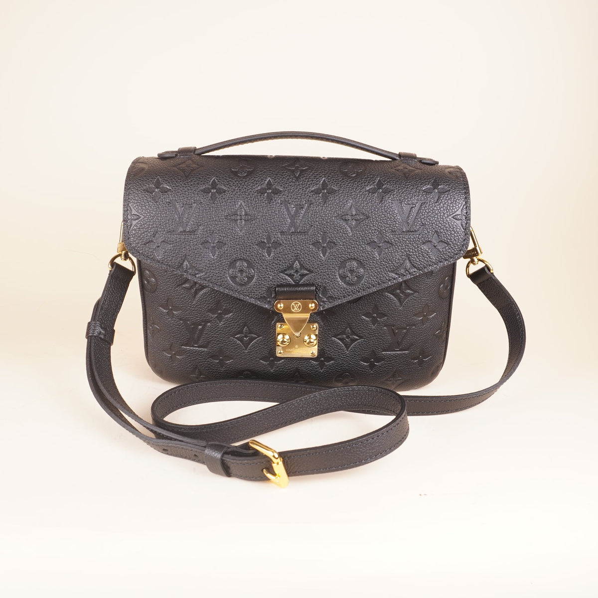 PRE-OWNED LV Monogram Empreinte Pochette Métis Crossbody Bag