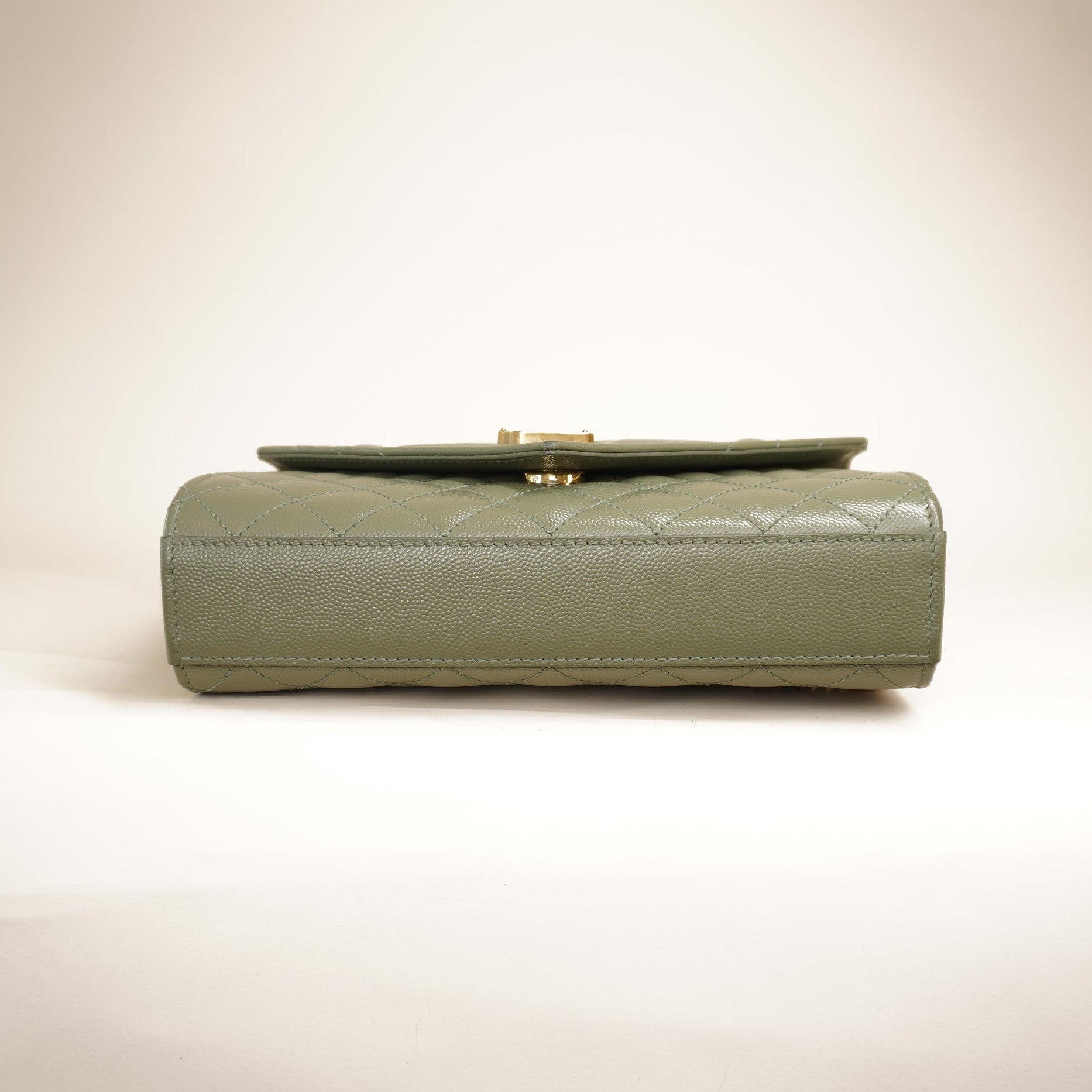 PRE-OWNED Green Monogram Mix Matelasse Envelope Shoulder Bag