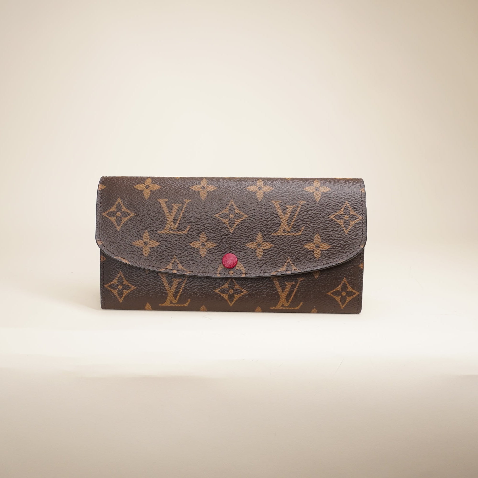 LV Emilie Monogram Coated Canvas Wallet