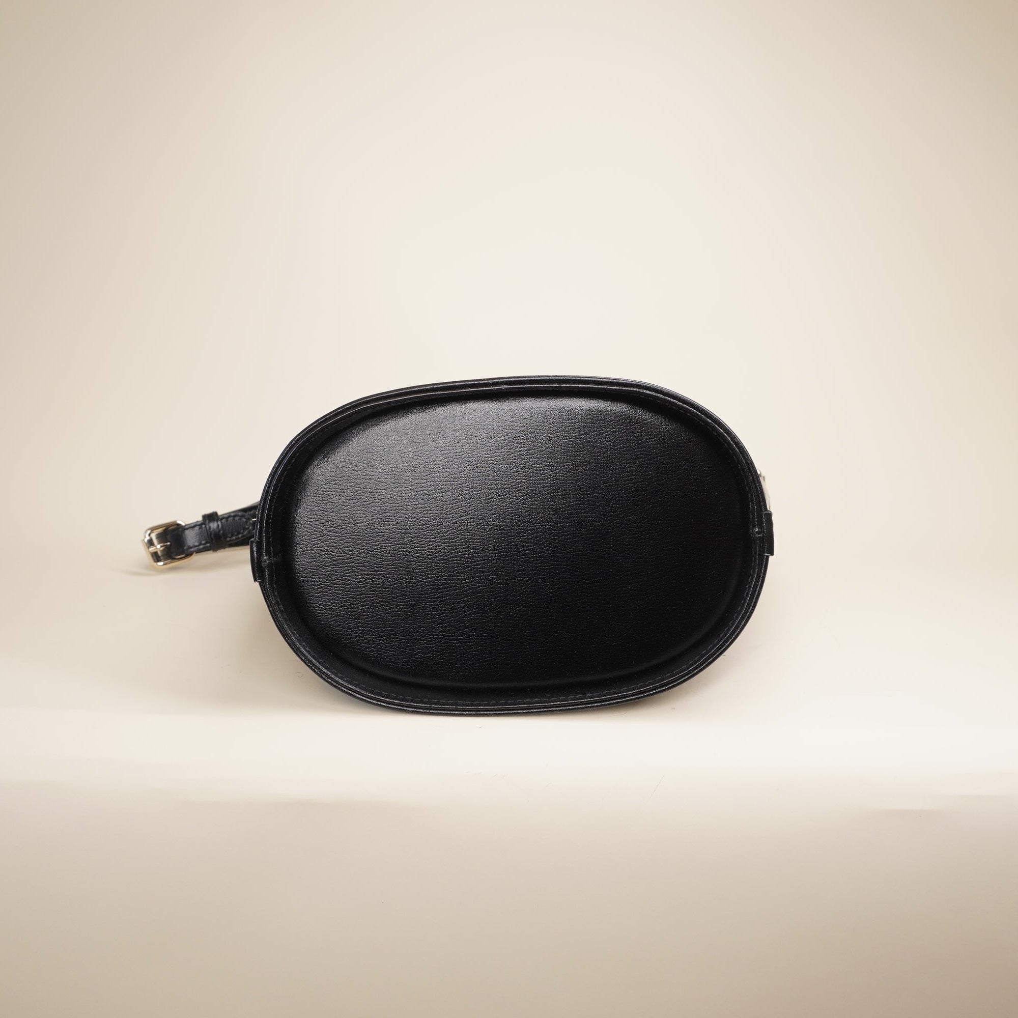 PRE-OWNED GG Jackie Mini Bucket Black Shoulder bag