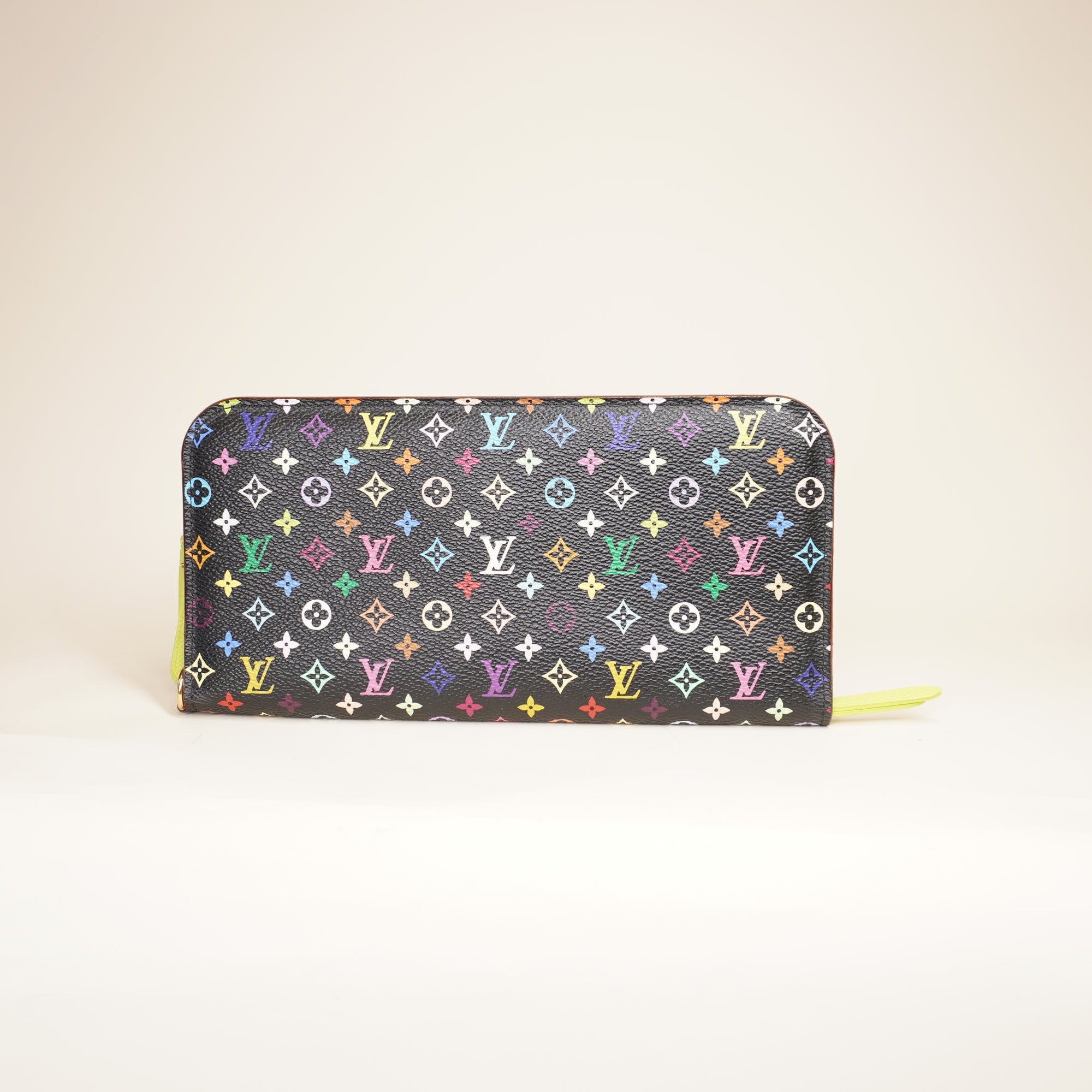 PRE-OWNED LV Monogram Canvas Multicolor Insolite Wallet