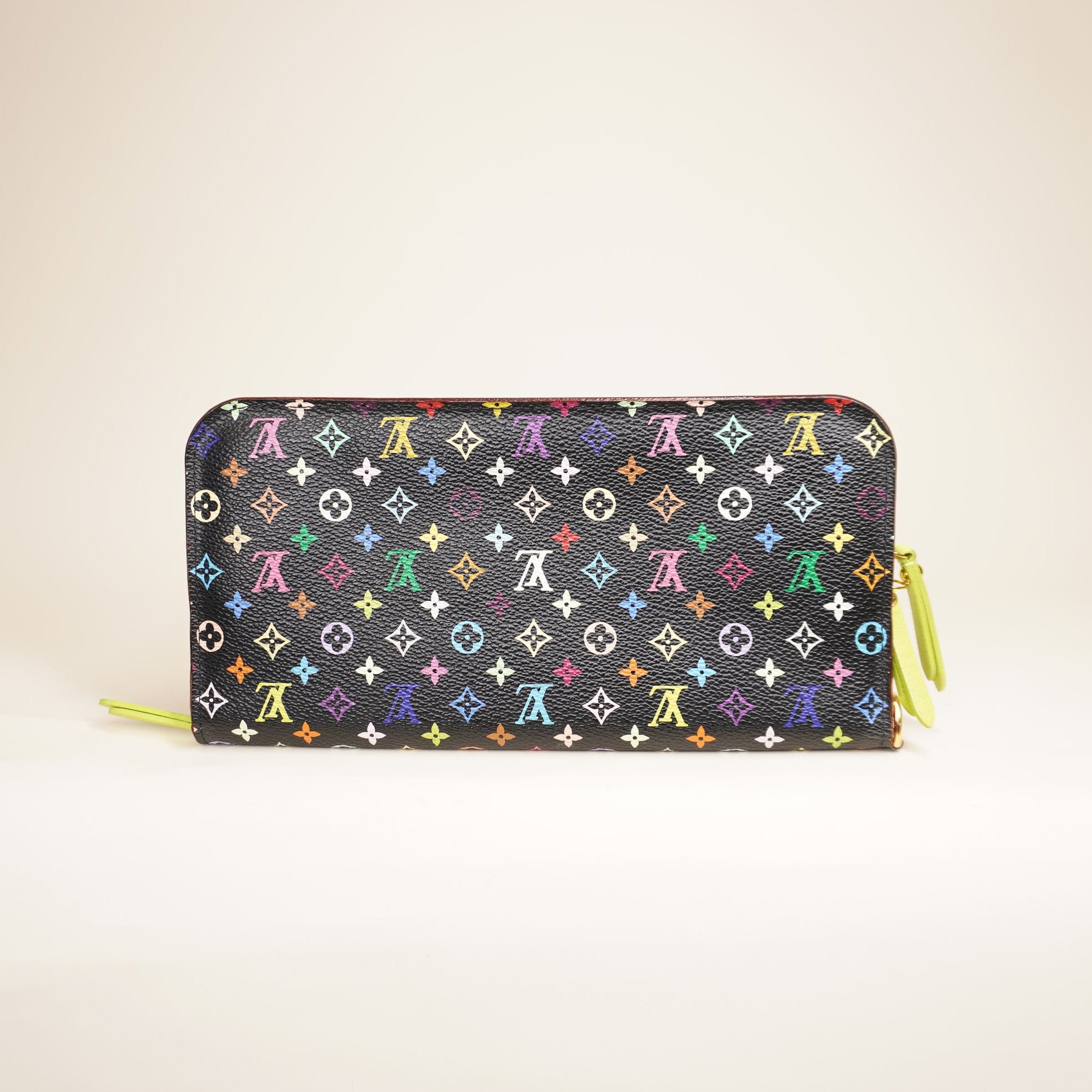 PRE-OWNED LV Monogram Canvas Multicolor Insolite Wallet