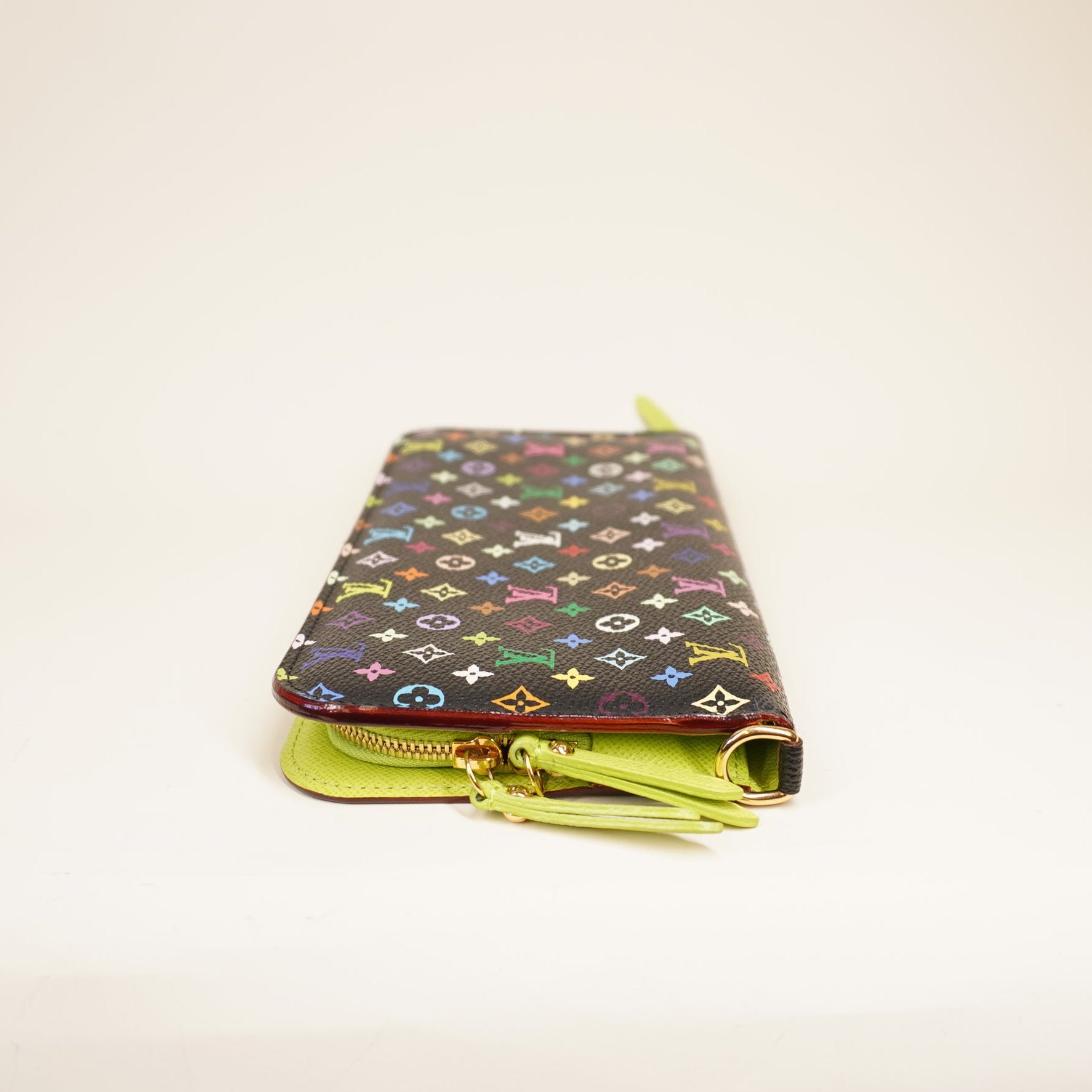 PRE-OWNED LV Monogram Canvas Multicolor Insolite Wallet