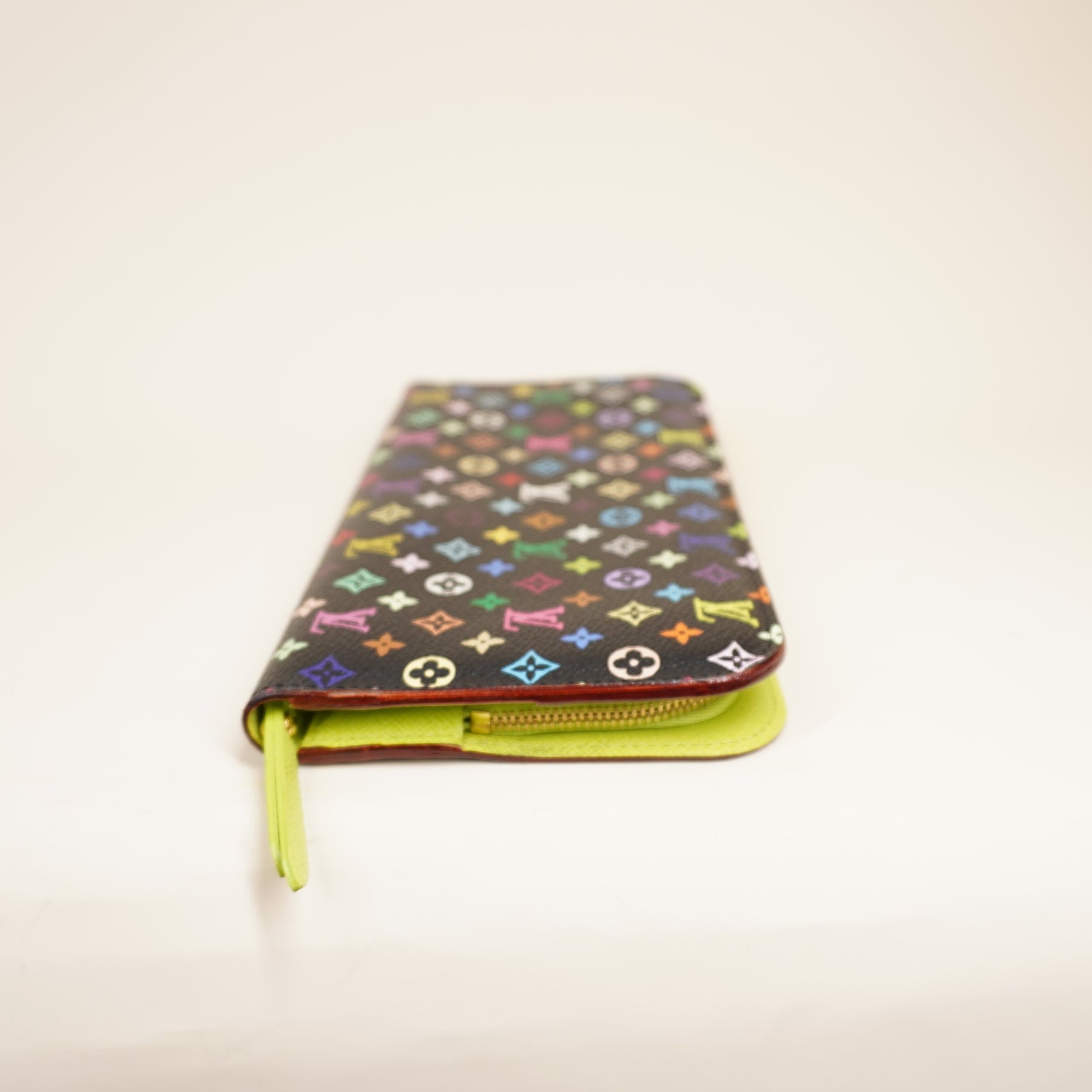PRE-OWNED LV Monogram Canvas Multicolor Insolite Wallet