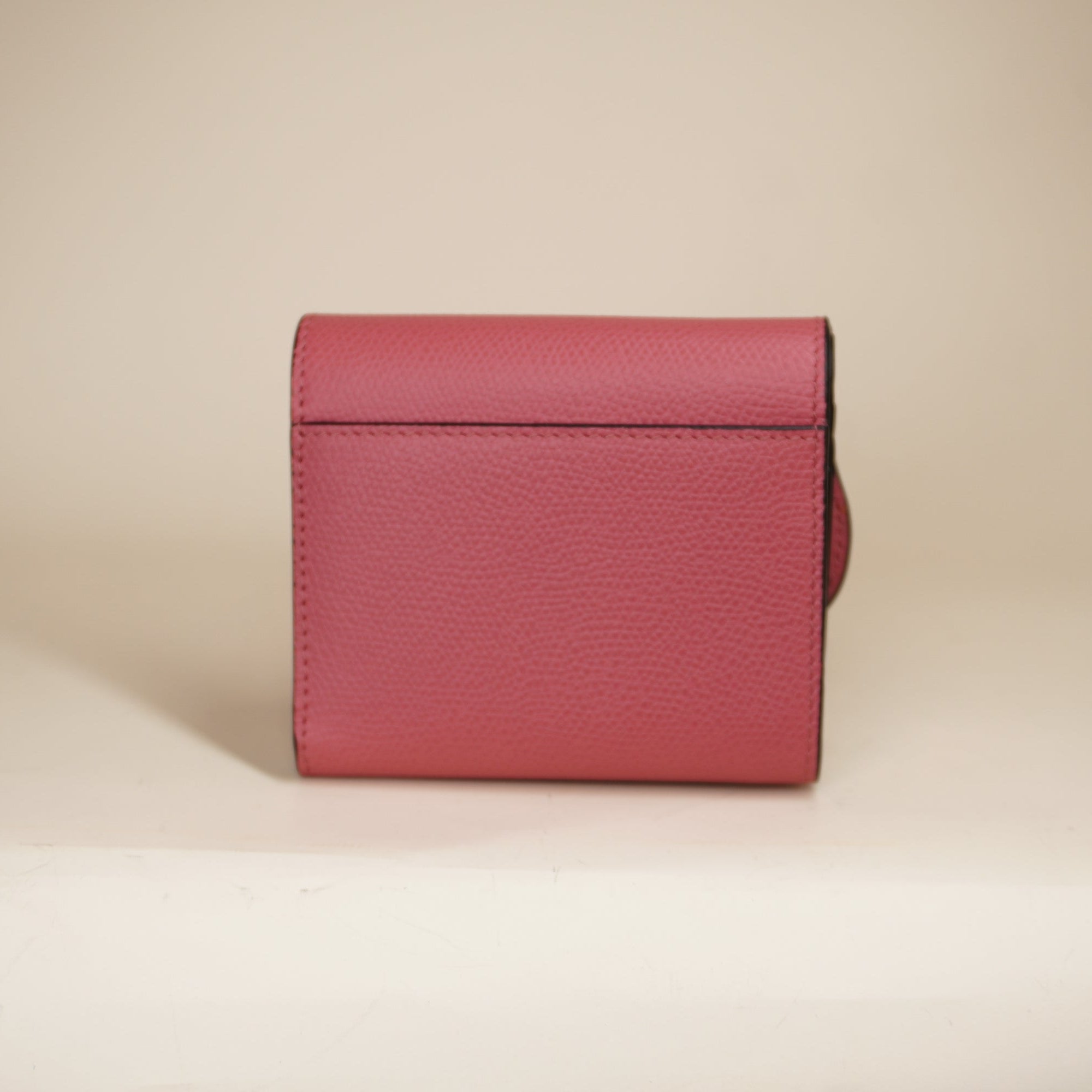 PRE-OWNED  Pink Saddle Short Wallet