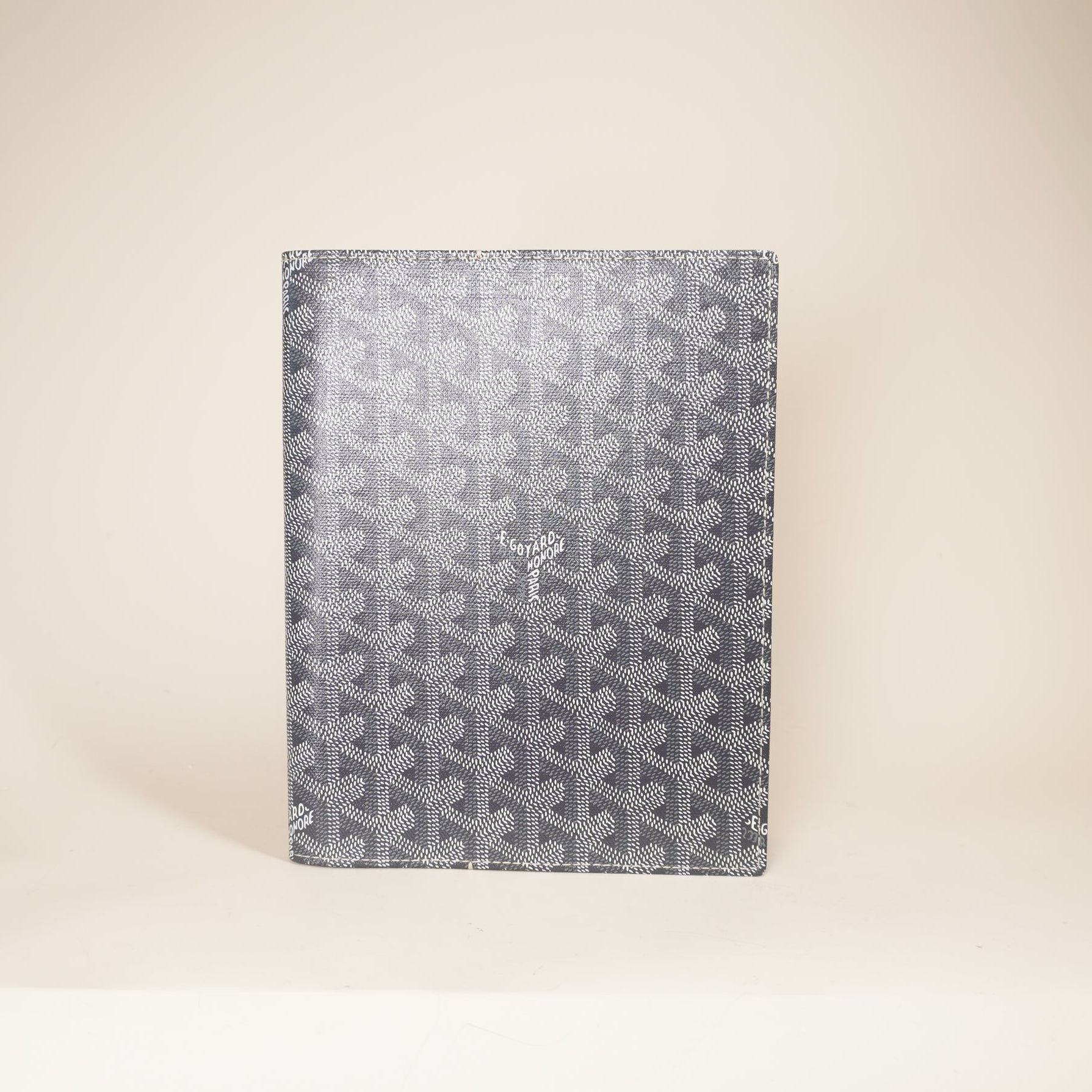 PRE-OWNED Grey Castiglione Goyardine Document Cover