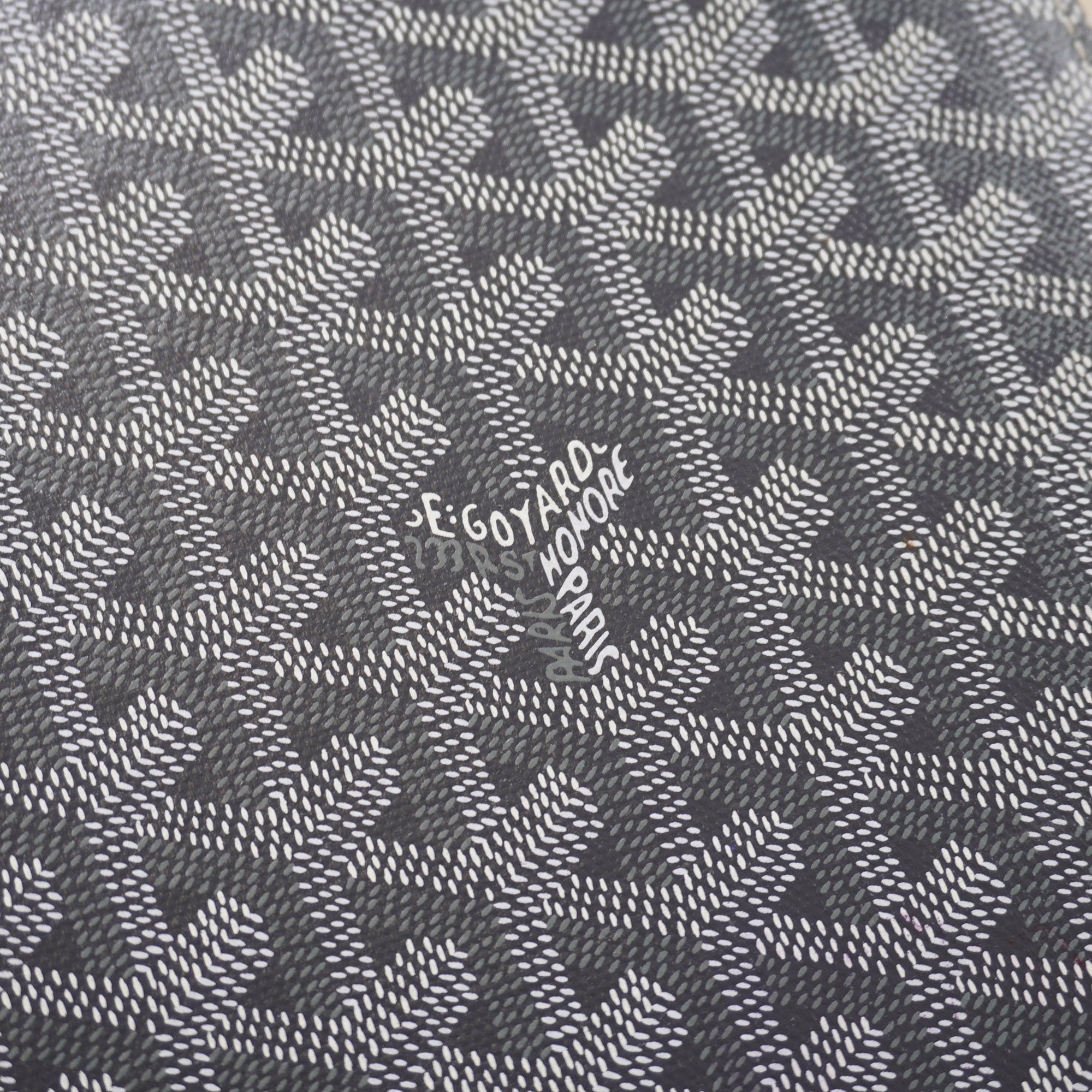 PRE-OWNED Grey Castiglione Goyardine Document Cover